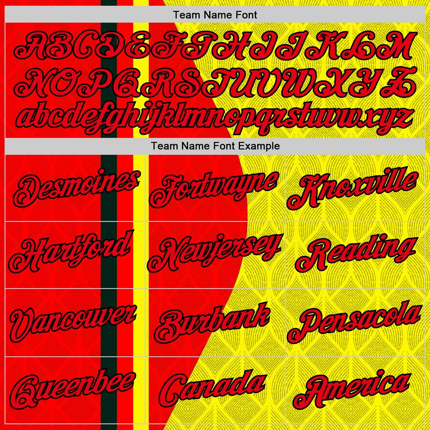 Custom Stitched Yellow Fire Red-Black 3D Pattern Design Germany Inspired Geometric Shape Sportswear Pullover Sweatshirt Hoodie view 3