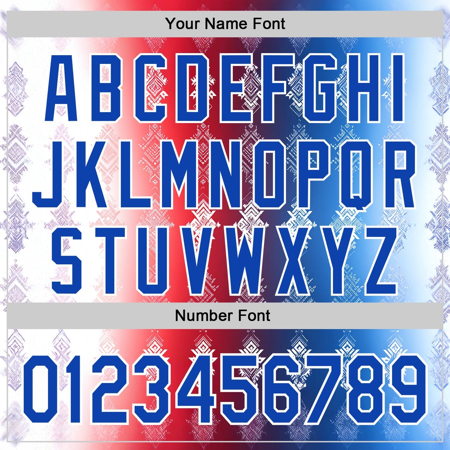 Custom Stitched Red Thunder Blue-White 3D Pattern Design American Inspired Geometric Tribal Shape Sportswear Pullover Sweatshirt Hoodie view 4