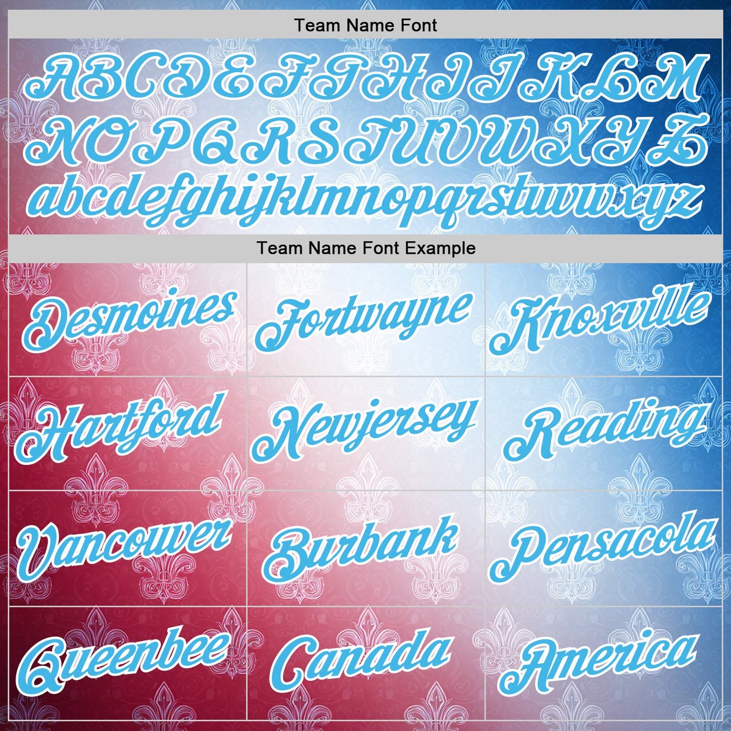 Custom Stitched White Sky Blue Red-Blue 3D Pattern Design American French Inspired Sportswear Pullover Sweatshirt Hoodie view 3