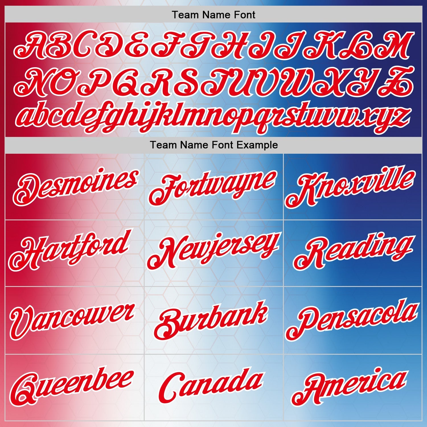 Custom Stitched White Fire Red-Blue 3D Pattern Design American Inspired Gradien Geometric Honeycomb Shape Sportswear Pullover Sweatshirt Hoodie view 3