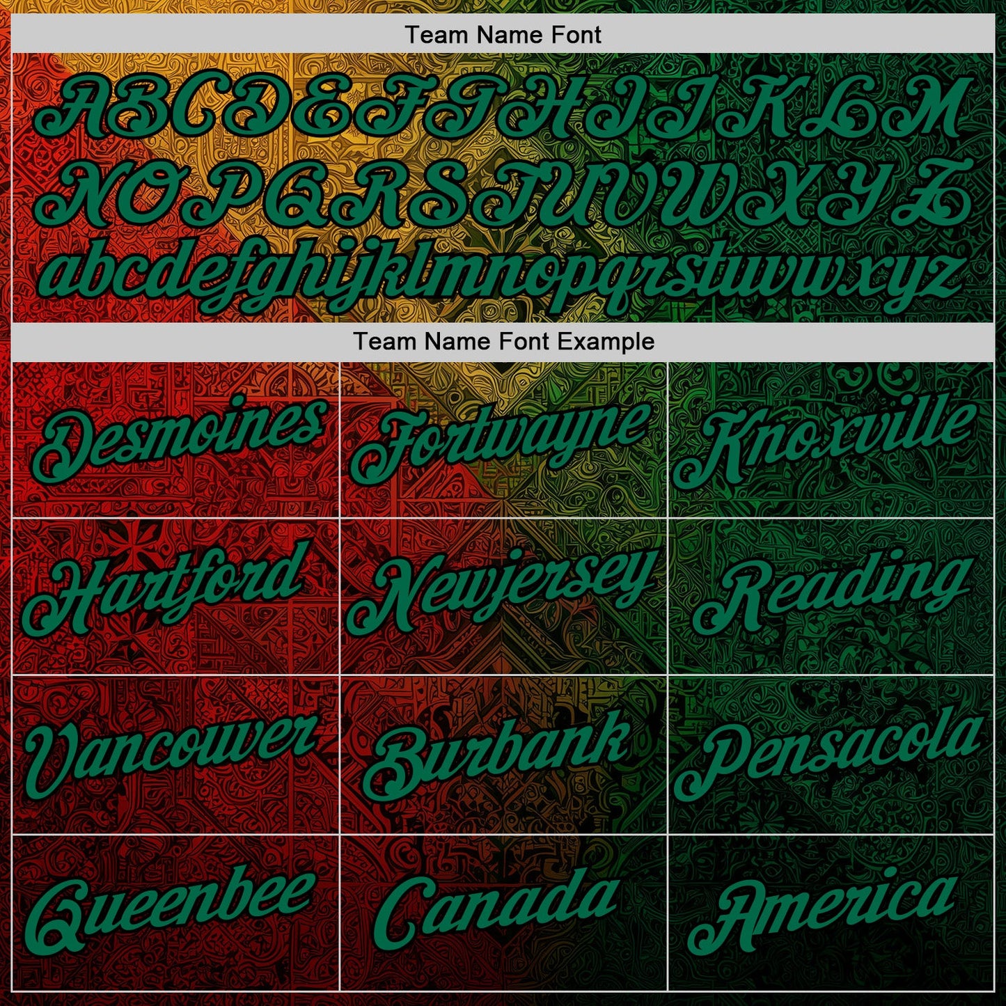 Custom Stitched Yellow Kelly Green Red-Black 3D Pattern Design Brazil Mexico Inspired Geometric Tribal Sportswear Pullover Sweatshirt Hoodie view 3