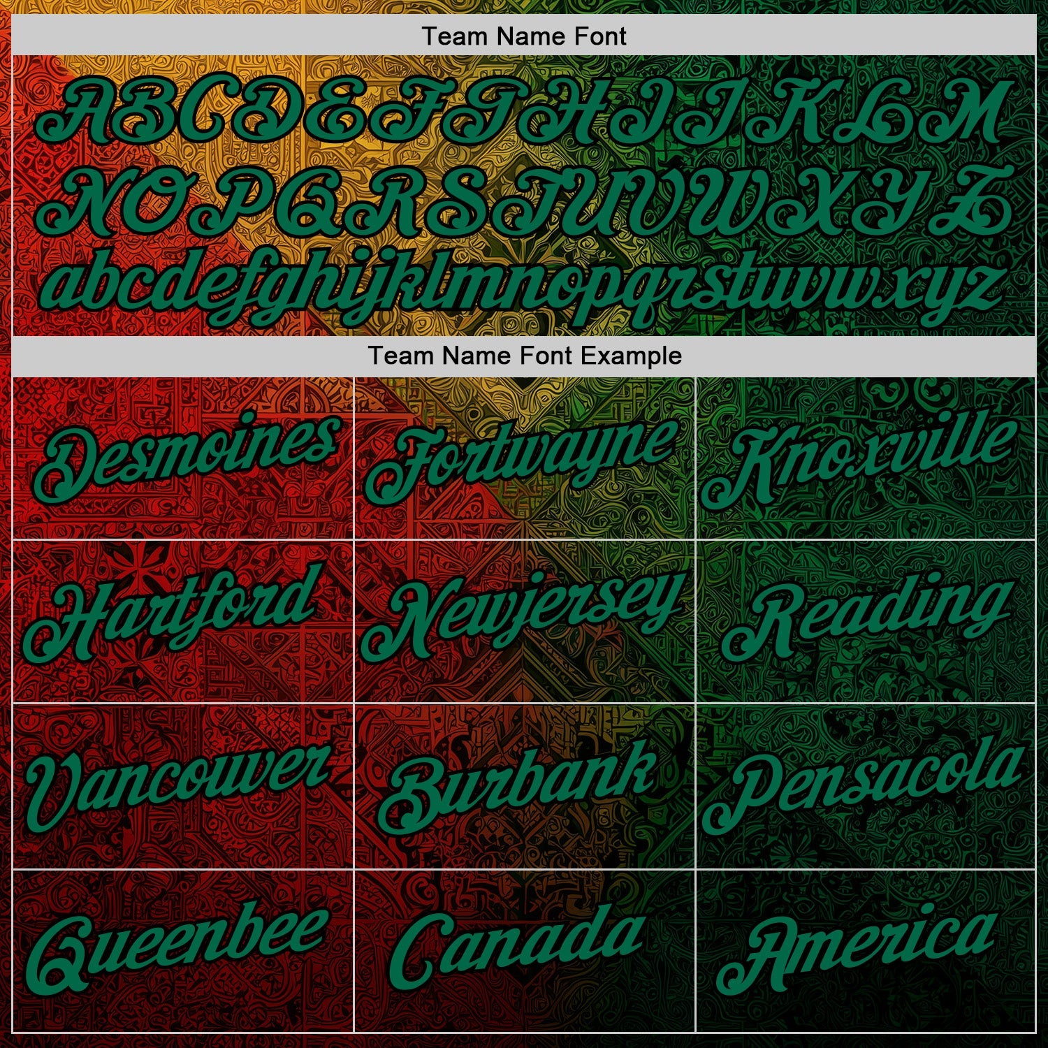 Custom Stitched Yellow Kelly Green Red-Black 3D Pattern Design Brazil Mexico Inspired Geometric Tribal Sportswear Pullover Sweatshirt Hoodie view 3