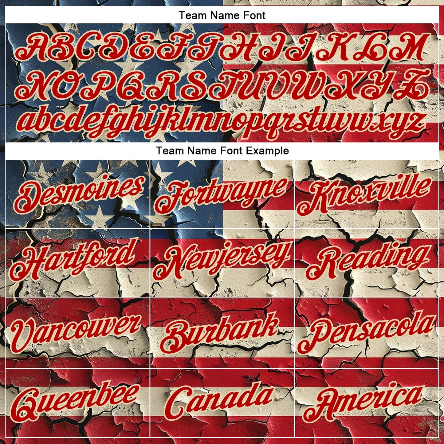 Custom Stitched Red City Cream 3D American Flag Retro Distressed Grunge Sports Pullover Sweatshirt Hoodie view 3
