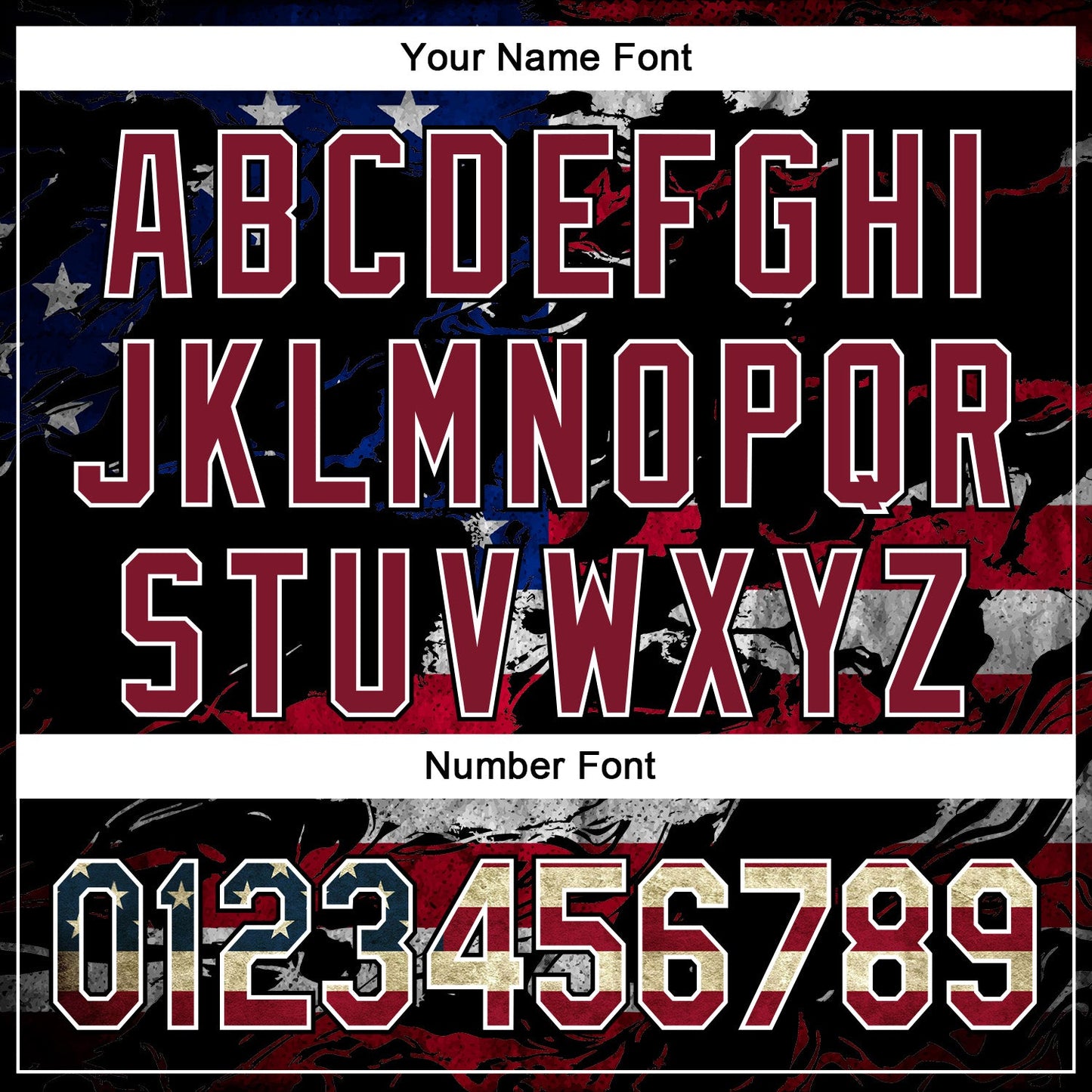 Custom Stitched Black Vintage USA Flag Crimson-White 3D American Flag Retro Distressed Eagle Grunge Sports Pullover Sweatshirt Hoodie view 4