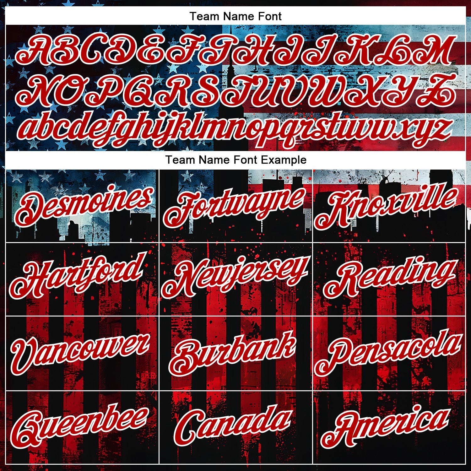 Custom Stitched Black Royal Red-White 3D American Flag Retro Distressed Grunge Sports Pullover Sweatshirt Hoodie view 3