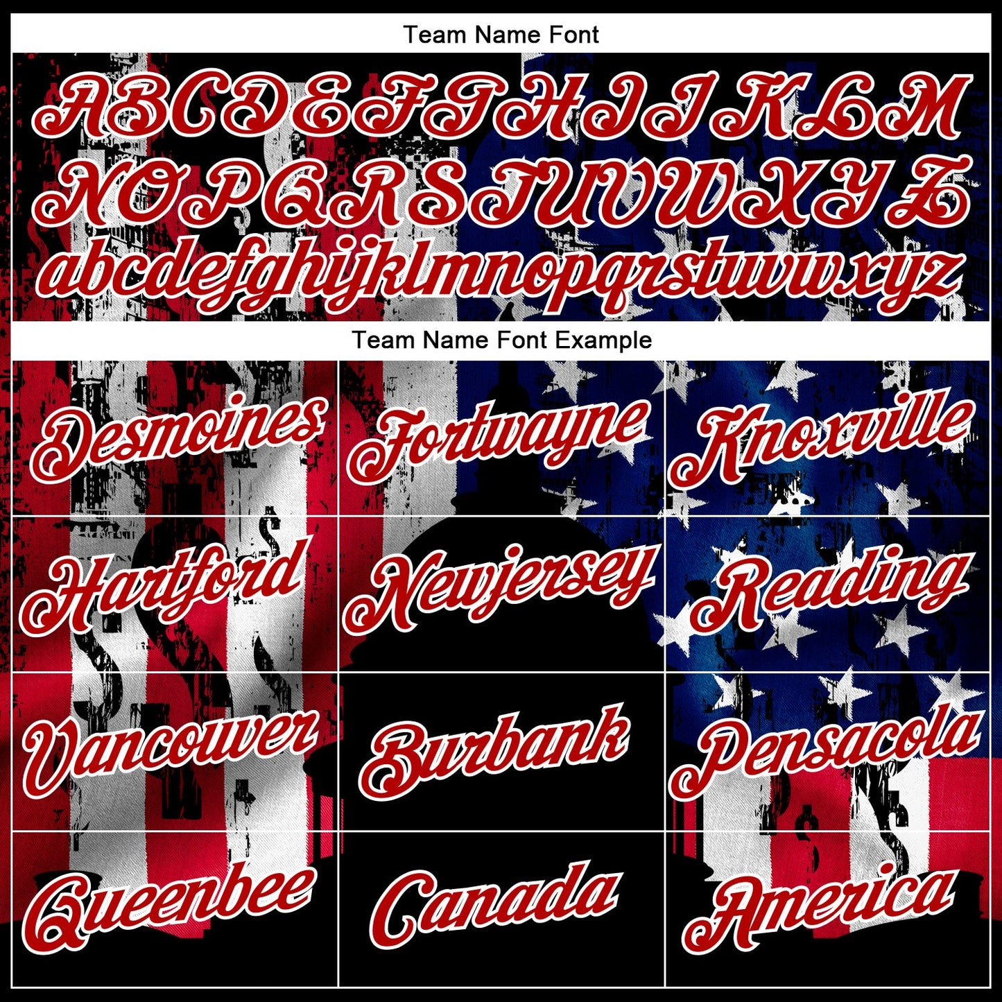 Custom Stitched Black Royal Red-White 3D American Flag Retro Distressed Grunge Sports Pullover Sweatshirt Hoodie view 3
