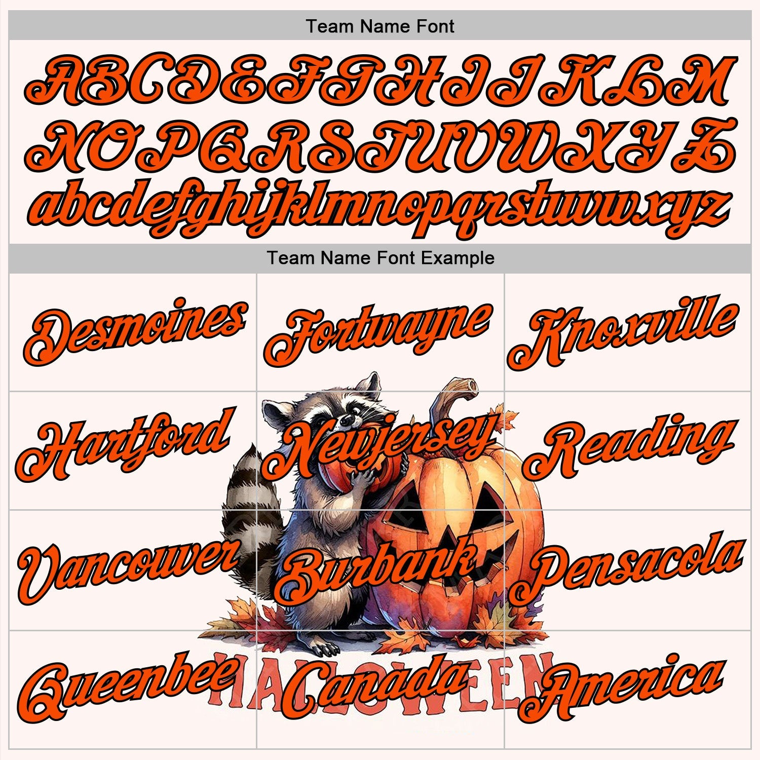 Custom White Orange-Black 3D Halloween Pumpkin Spooky Sports Pullover Sweatshirt Hoodie view 3