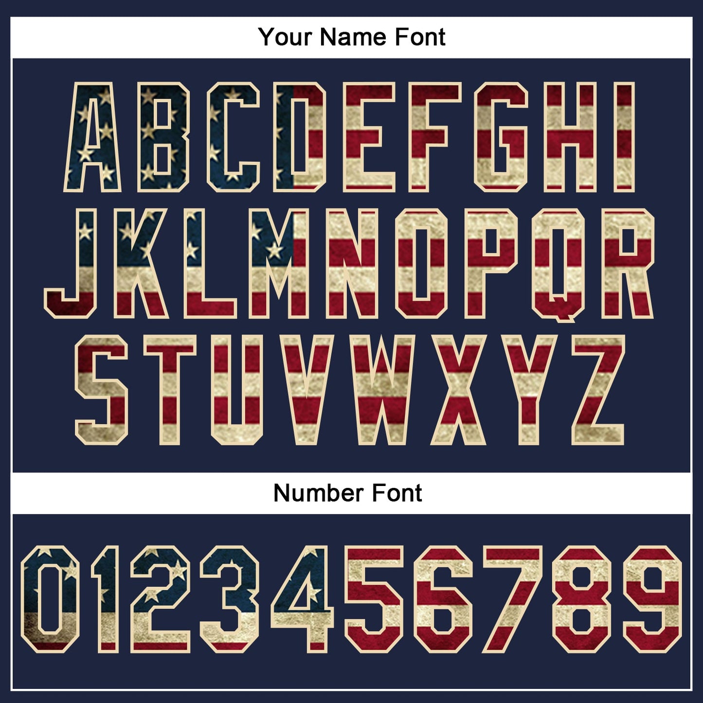 Custom Stitched Navy Vintage USA Flag Crimson-Cream 3D Pattern Design Abstract Brush Stroke Sports Pullover Sweatshirt Hoodie view 4