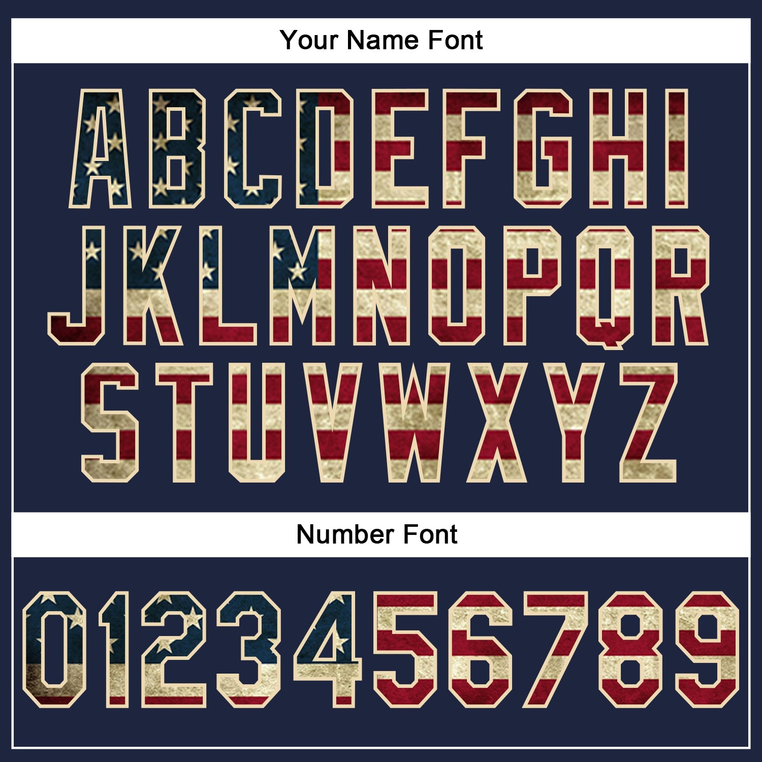 Custom Stitched Navy Vintage USA Flag Crimson-Cream 3D Pattern Design Abstract Brush Stroke Sports Pullover Sweatshirt Hoodie view 4
