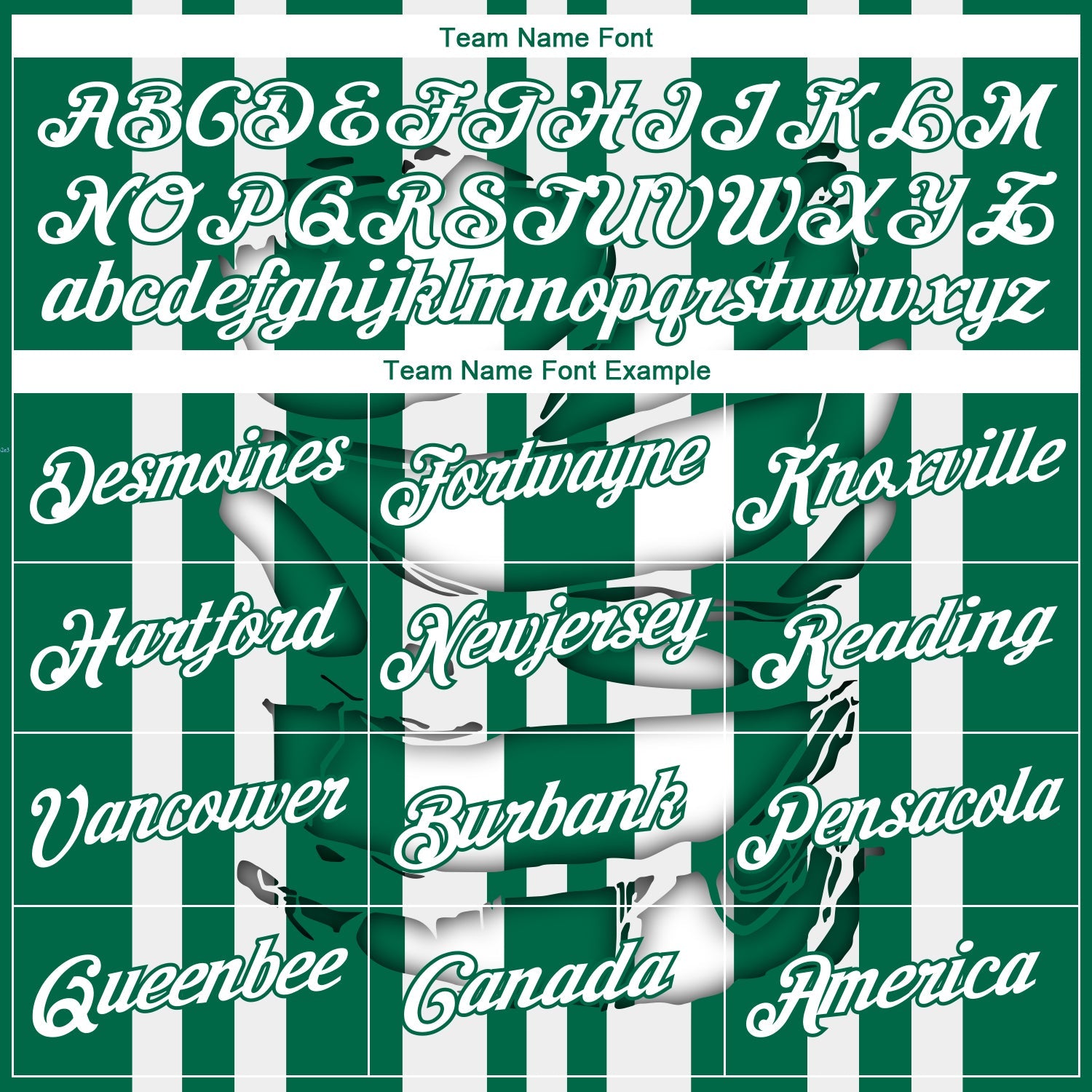 Custom Stitched Kelly Green White 3D Pattern Design Stripe Sports Pullover Sweatshirt Hoodie view 3