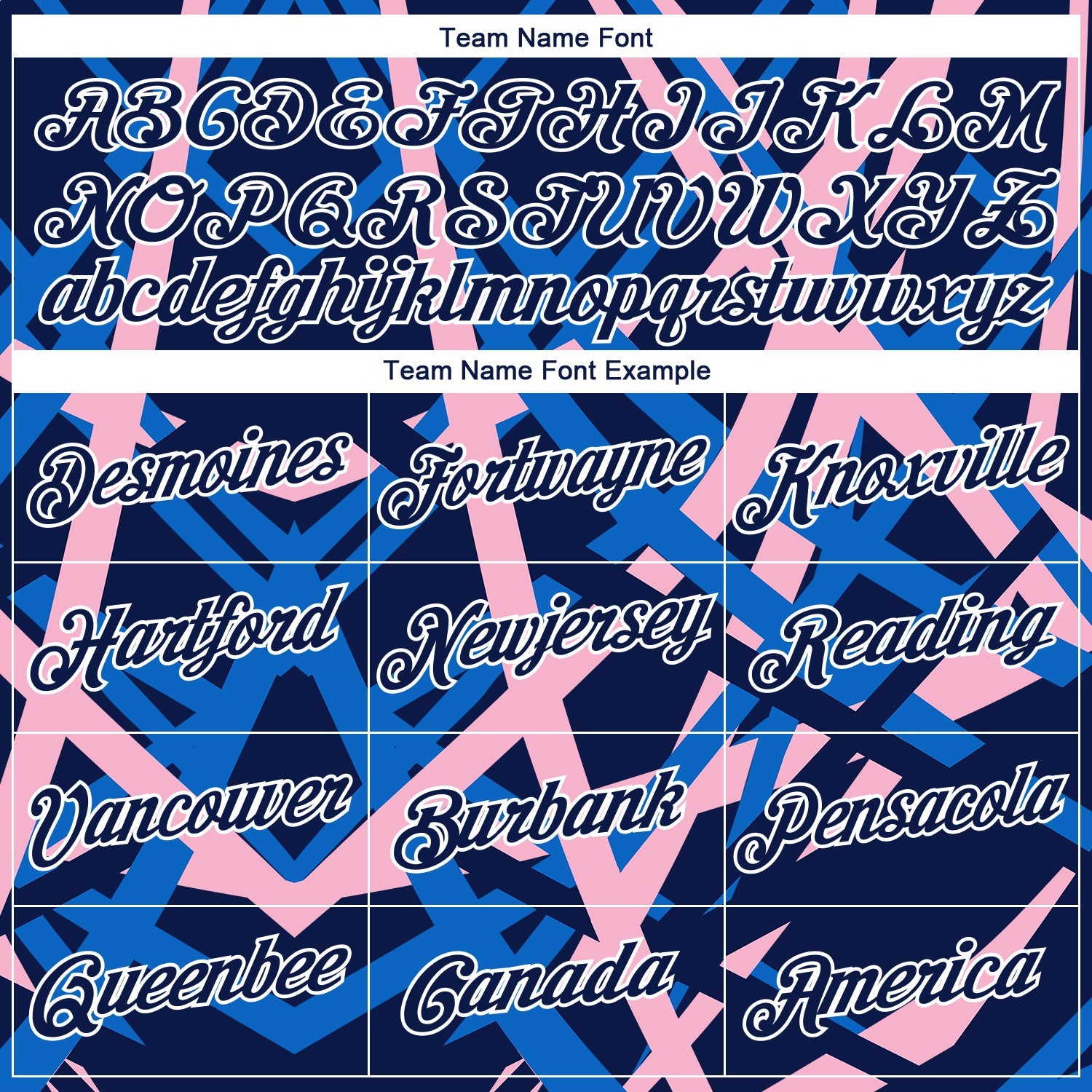 Custom Stitched Navy Blue Light Pink-White 3D Pattern Design Geometric Shape Sports Pullover Sweatshirt Hoodie view 3