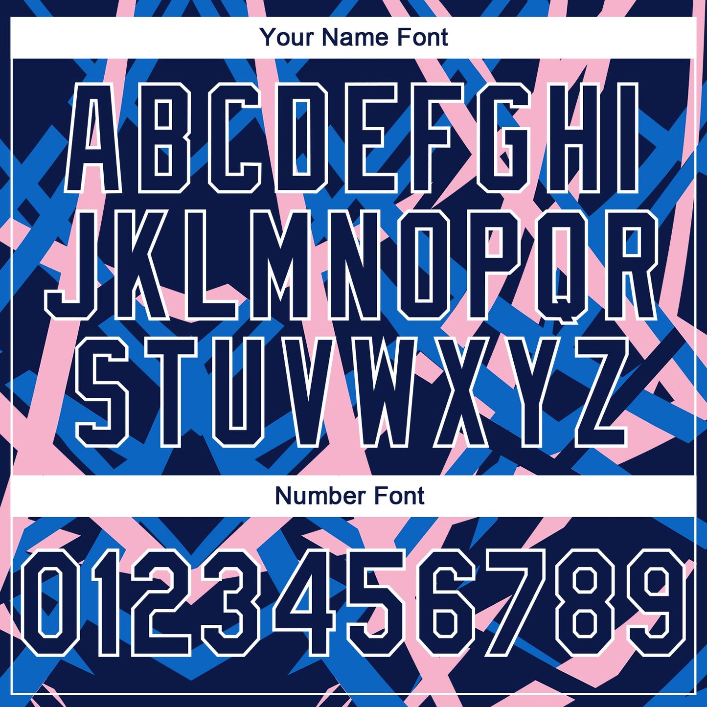 Custom Stitched Navy Blue Light Pink-White 3D Pattern Design Geometric Shape Sports Pullover Sweatshirt Hoodie view 4
