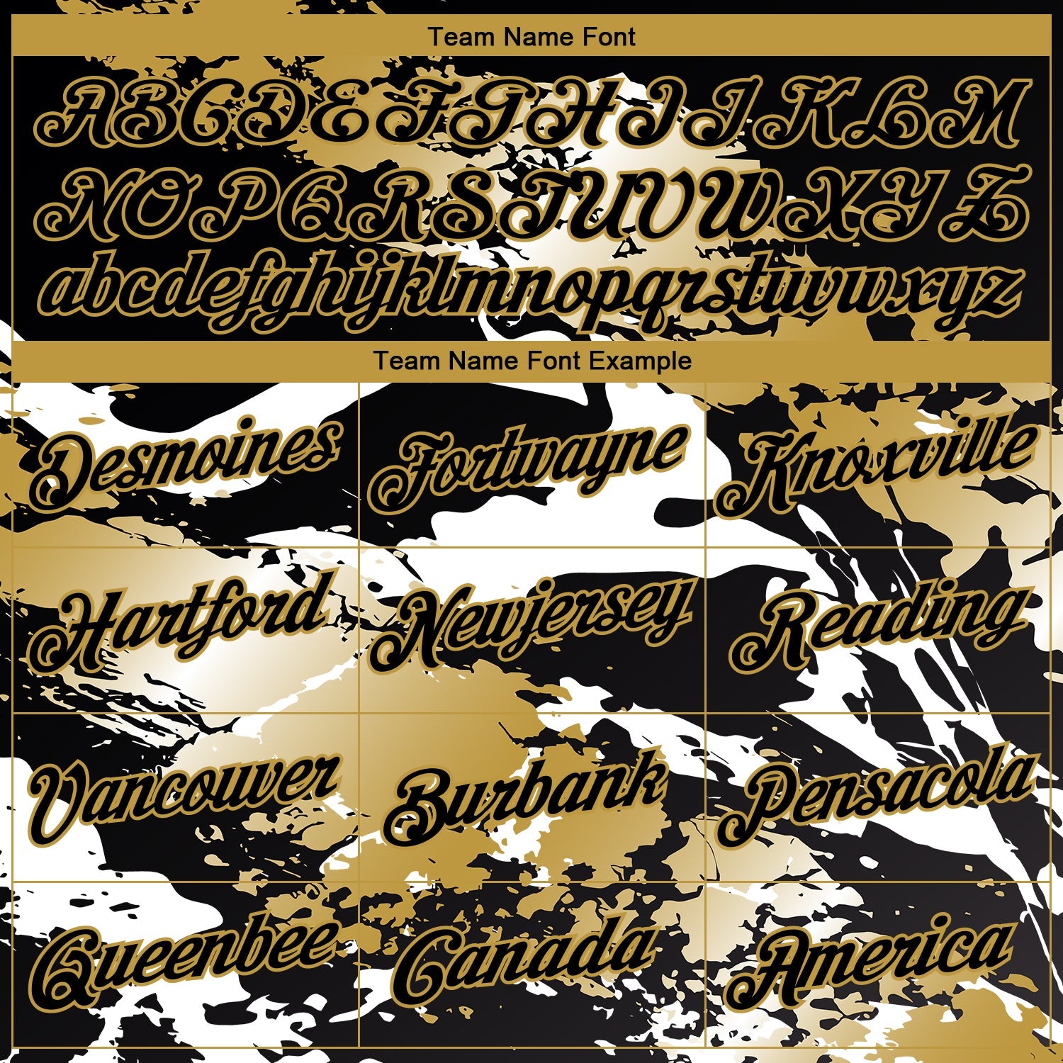 Custom Stitched Black Old Gold-White 3D Pattern Design Splash Sports Pullover Sweatshirt Hoodie view 3