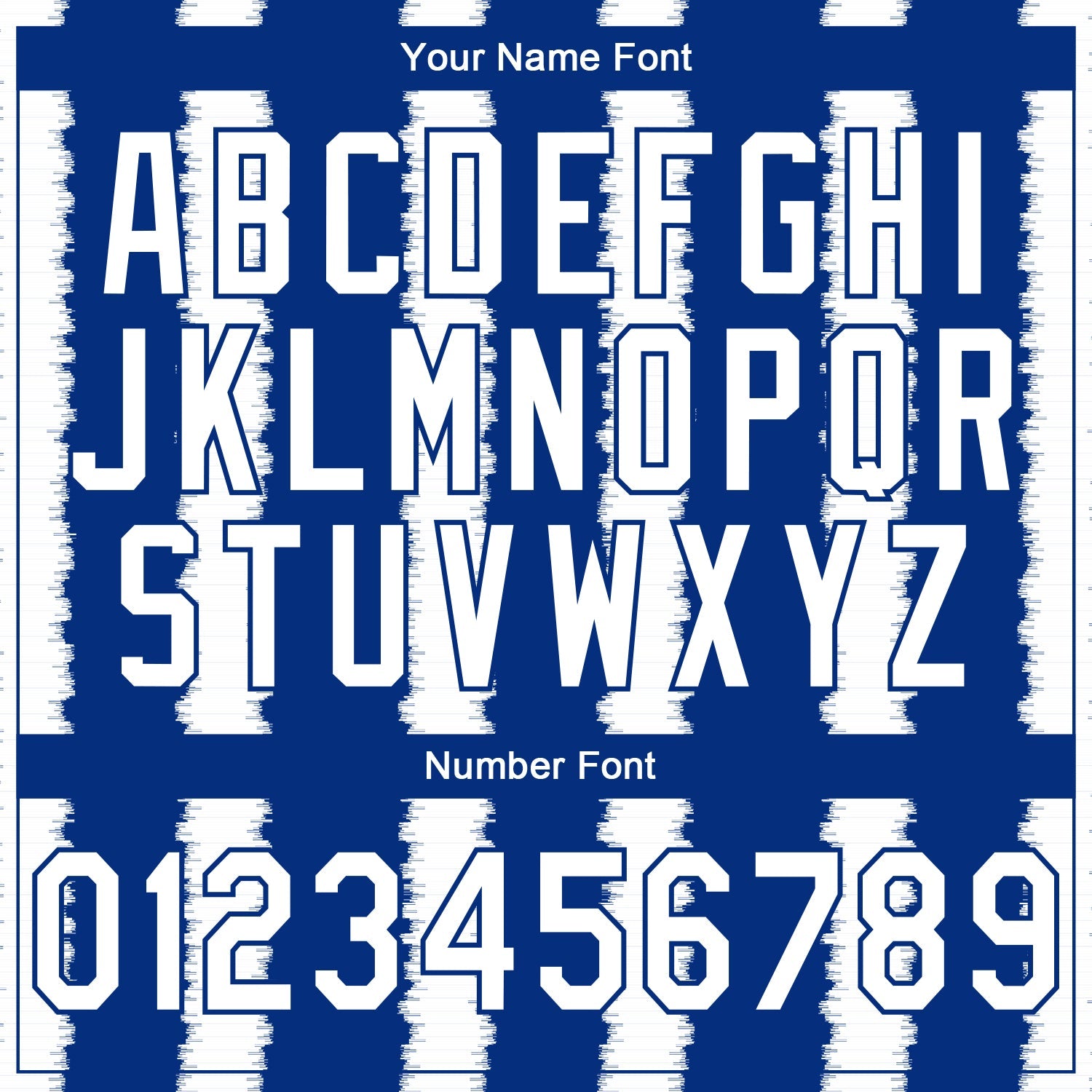 Custom Stitched Royal White 3D Pattern Design Line Sports Pullover Sweatshirt Hoodie view 4