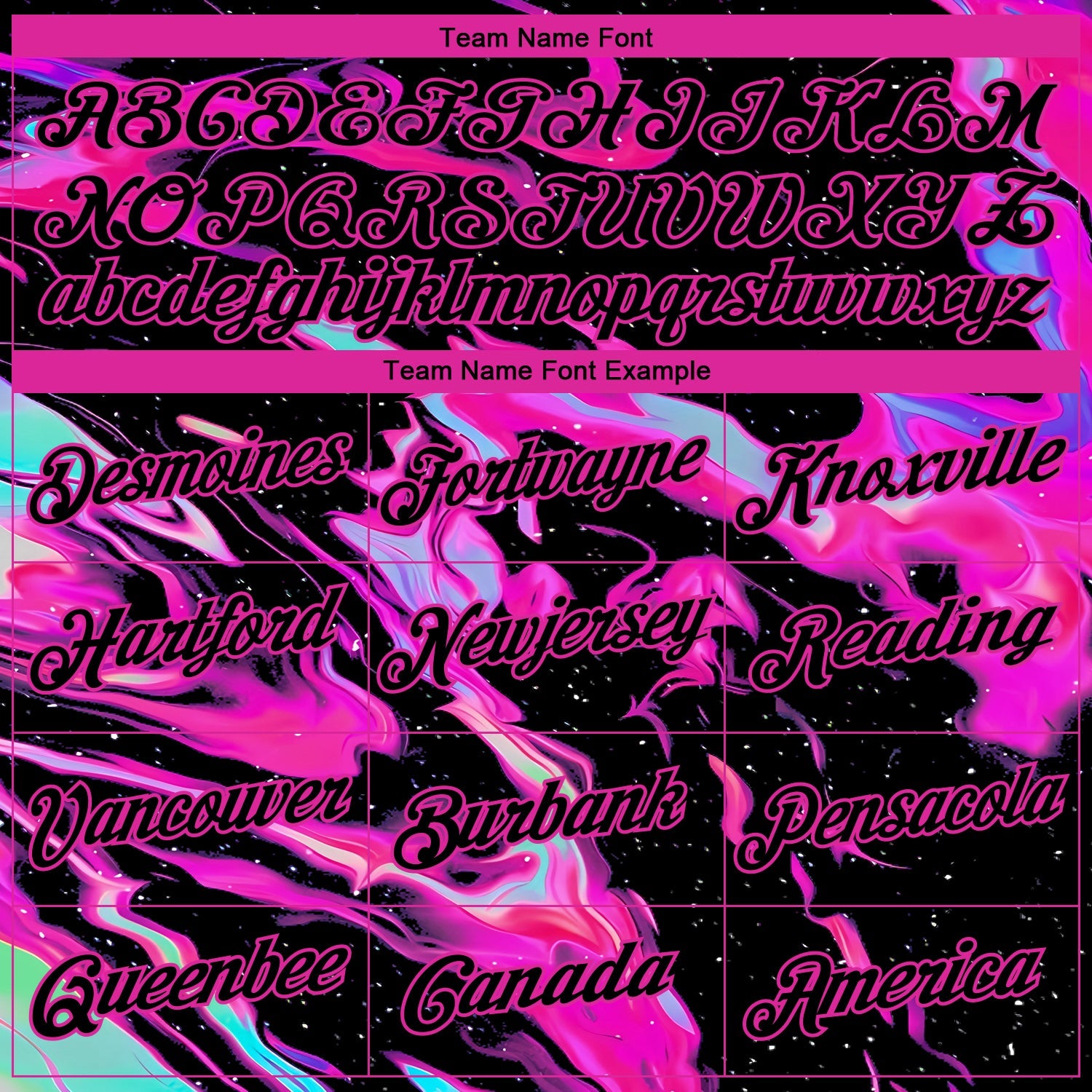 Custom Stitched Black Deep Pink 3D Pattern Design Abstract Trendy Holographic Vaporwave Style Sports Pullover Sweatshirt Hoodie view 3