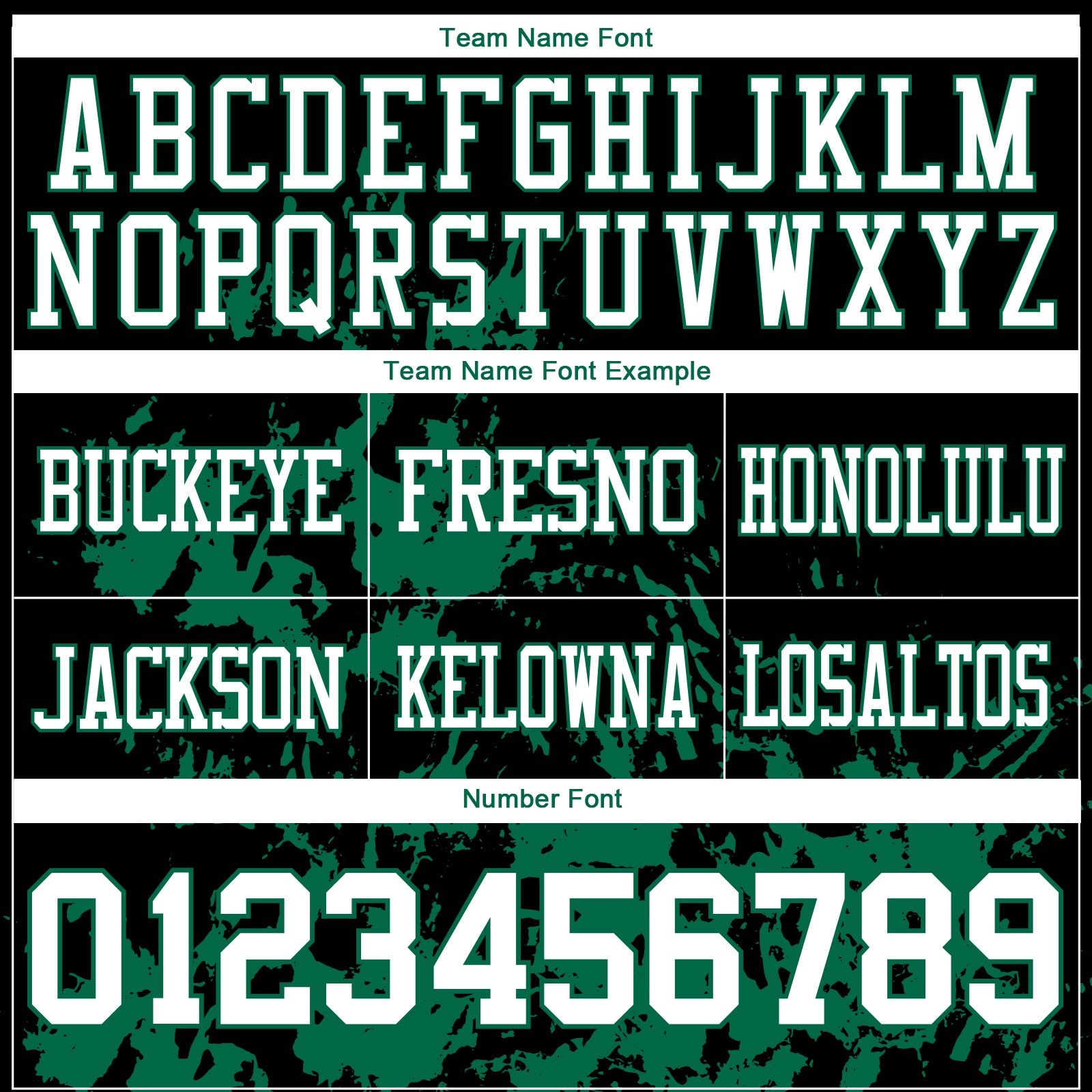 Custom Black White-Kelly Green 3D Pattern Splash Authentic Football Jersey view 3