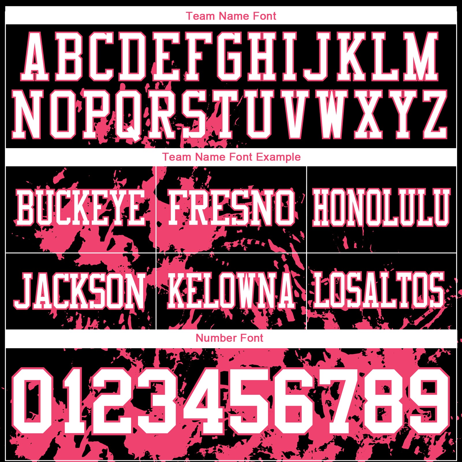 Custom Black White-Neon Pink 3D Pattern Splash Authentic Football Jersey view 3