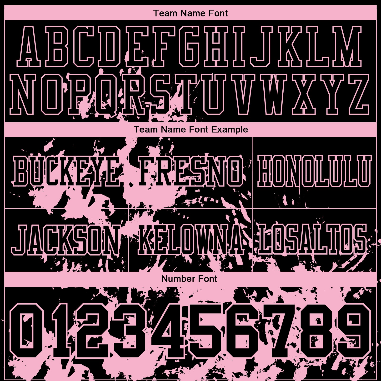 Custom Black Light Pink 3D Pattern Splash Authentic Football Jersey view 3