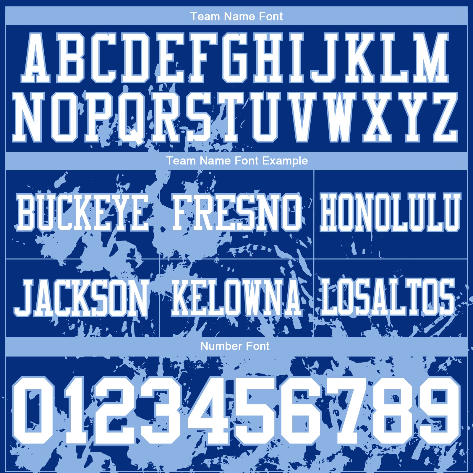 Custom Royal White-Light Blue 3D Pattern Splash Authentic Football Jersey view 3