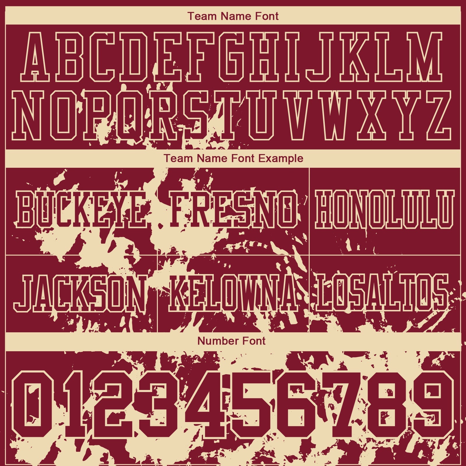 Custom Crimson Cream 3D Pattern Splash Authentic Football Jersey view 3
