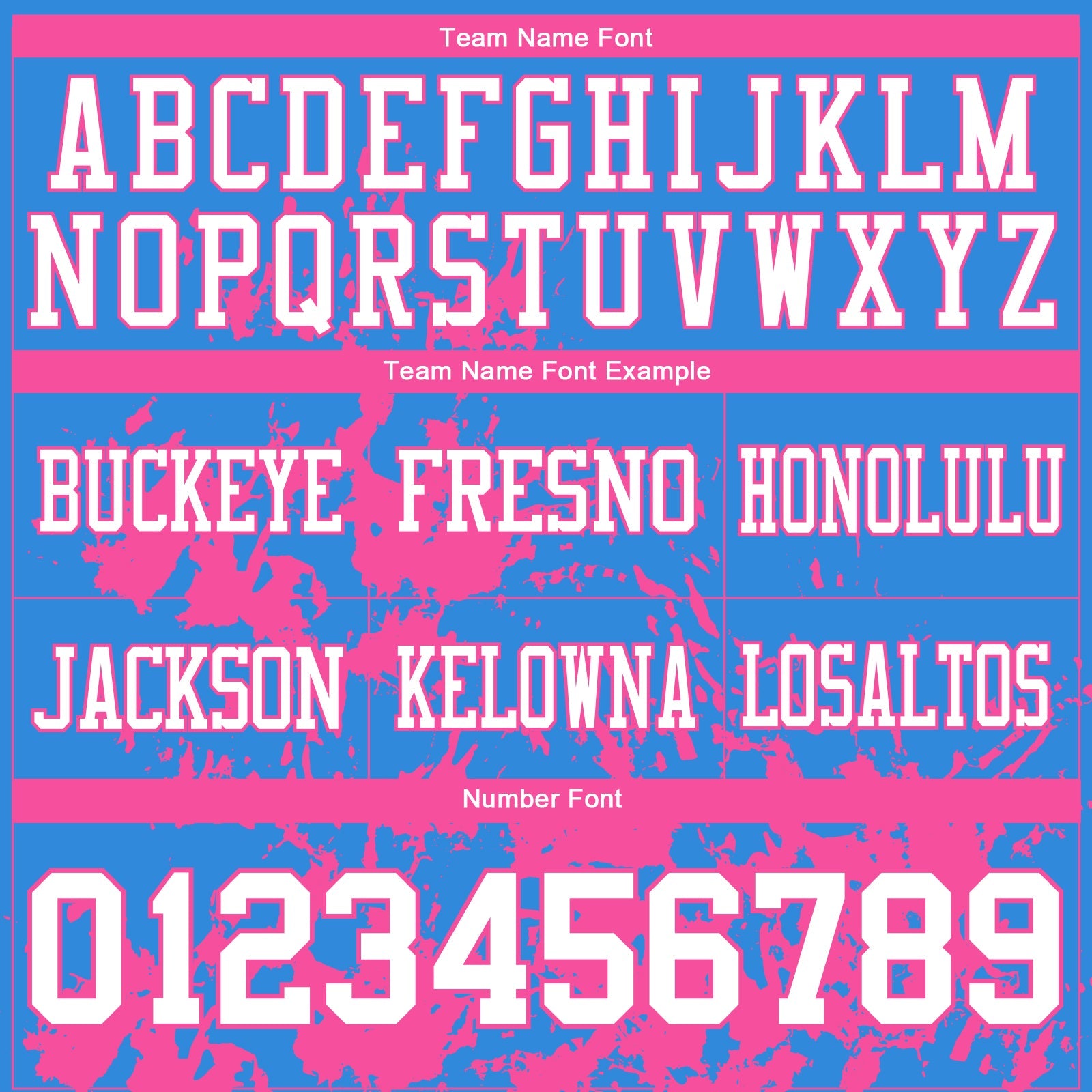 Custom Powder Blue White-Pink 3D Pattern Splash Authentic Football Jersey view 3