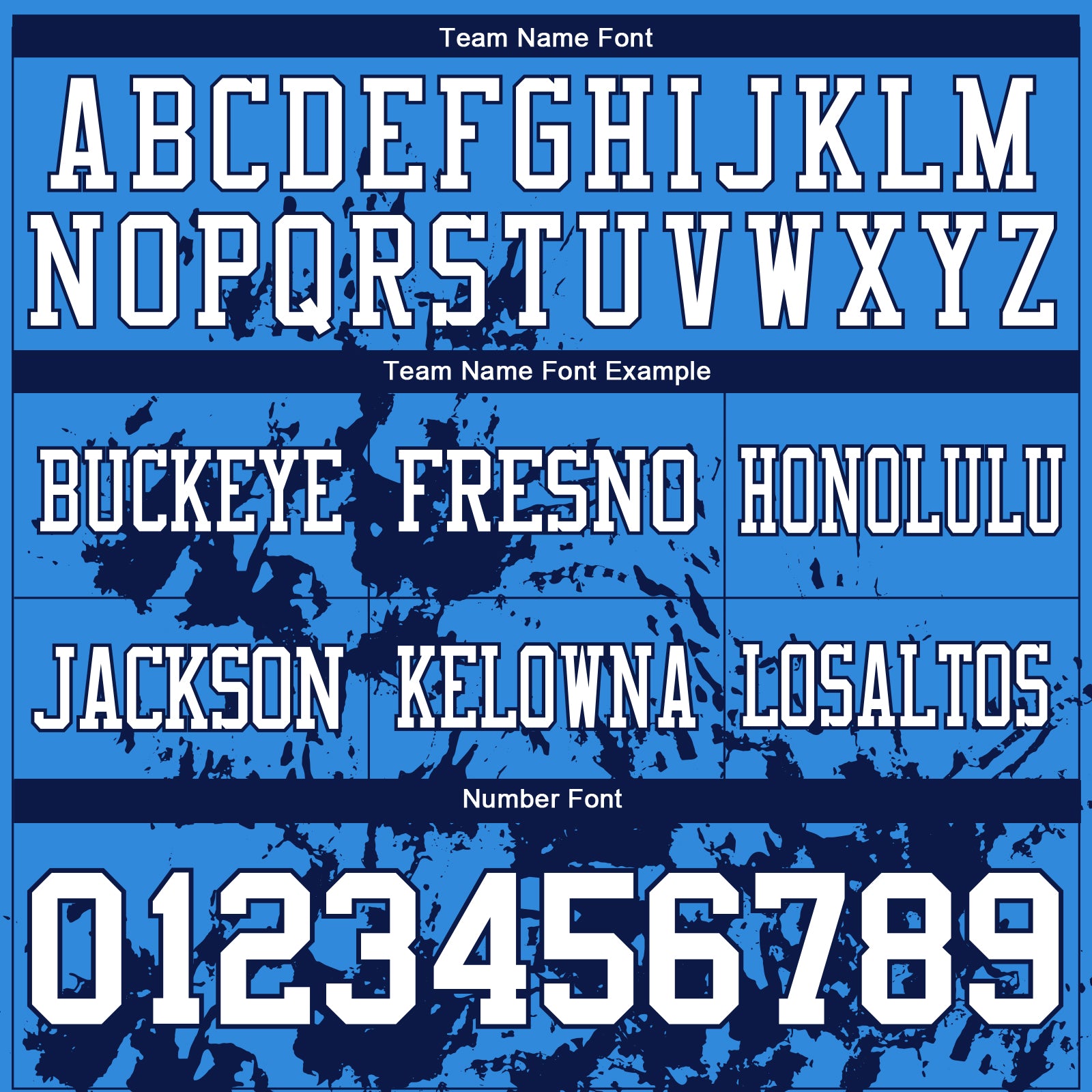 Custom Powder Blue White-Navy 3D Pattern Splash Authentic Football Jersey view 3