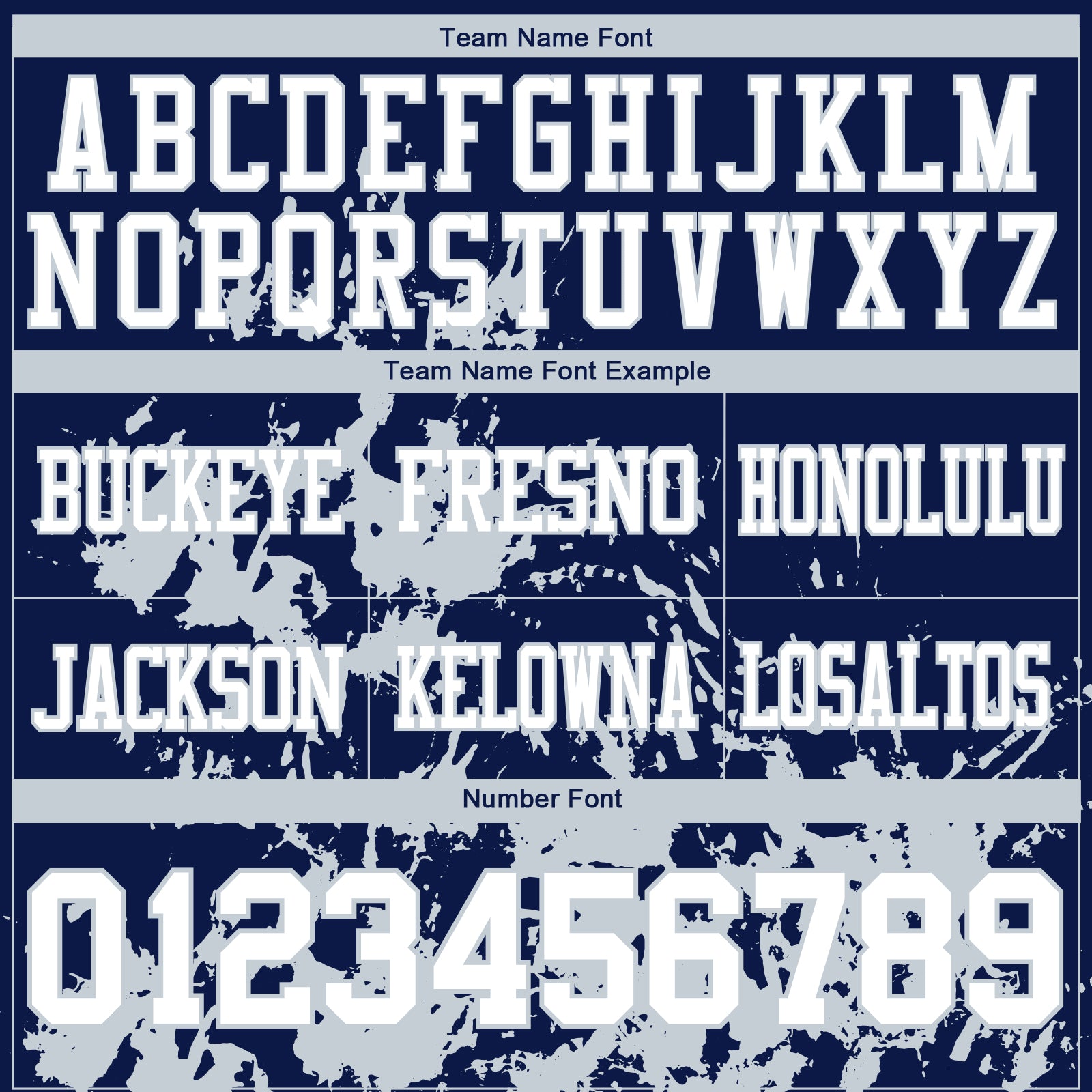 Custom Navy White-Silver 3D Pattern Splash Authentic Football Jersey view 3