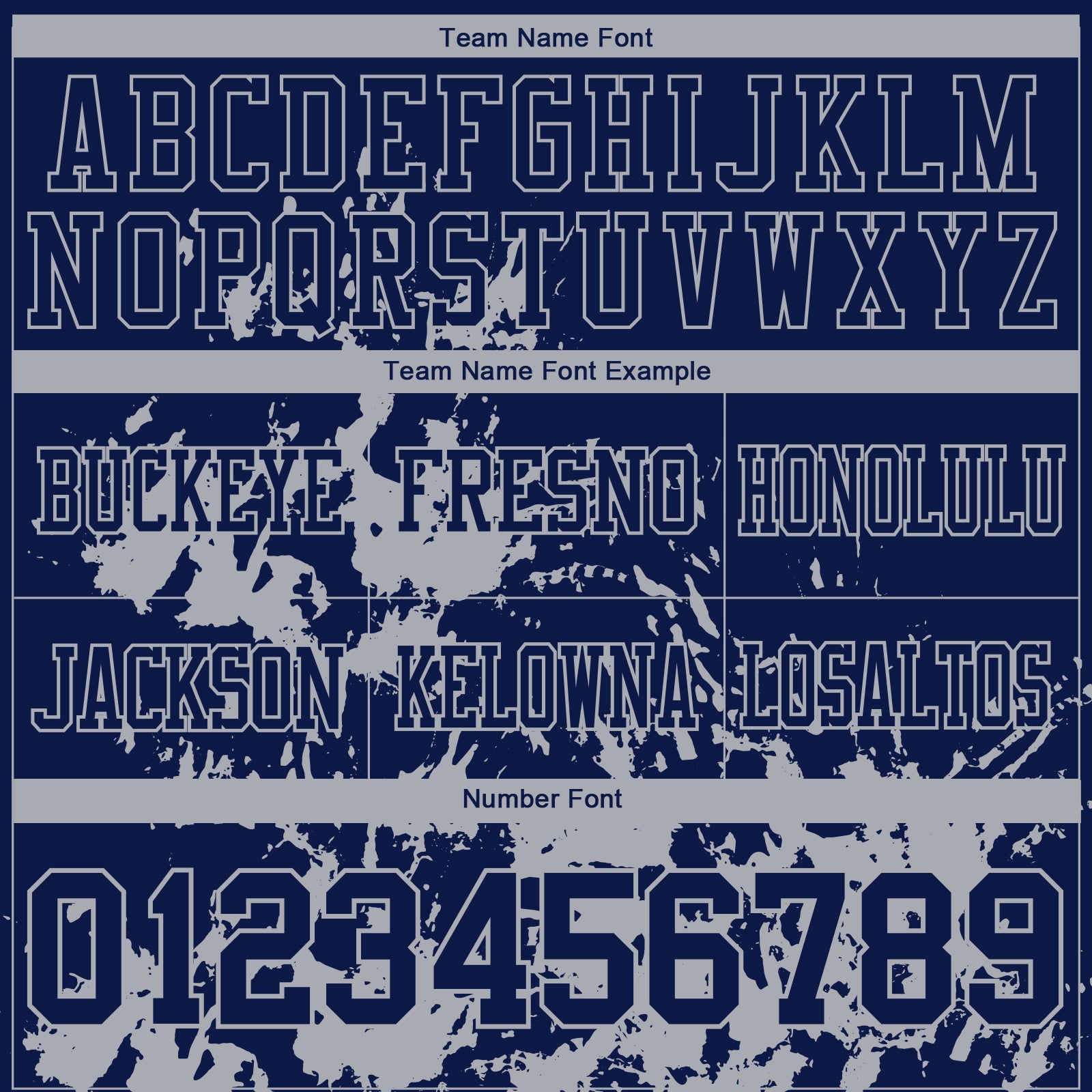 Custom Navy Gray 3D Pattern Splash Authentic Football Jersey view 3