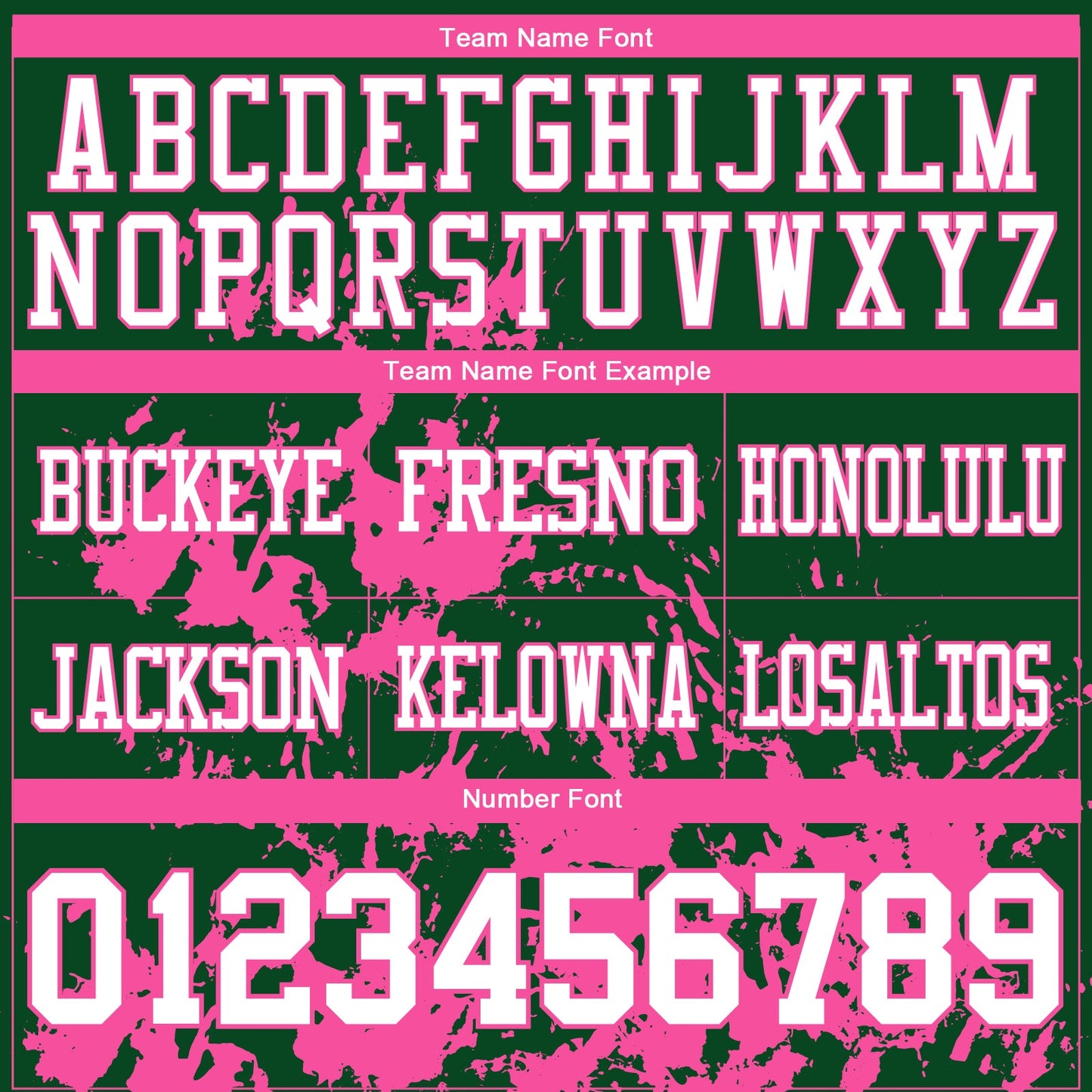 Custom Green White-Pink 3D Pattern Splash Authentic Football Jersey view 3