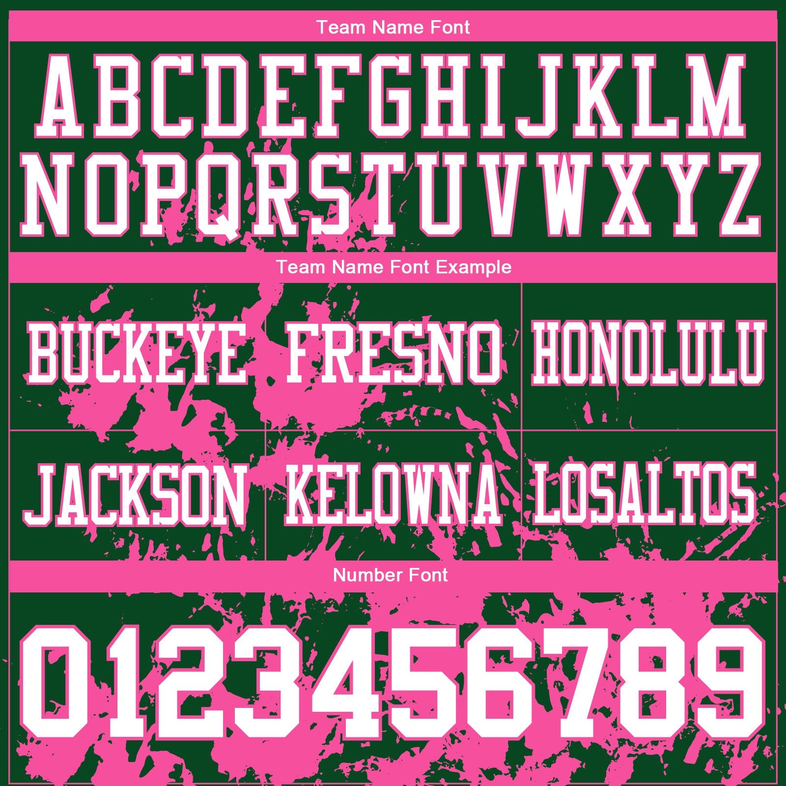 Custom Green White-Pink 3D Pattern Splash Authentic Football Jersey view 3