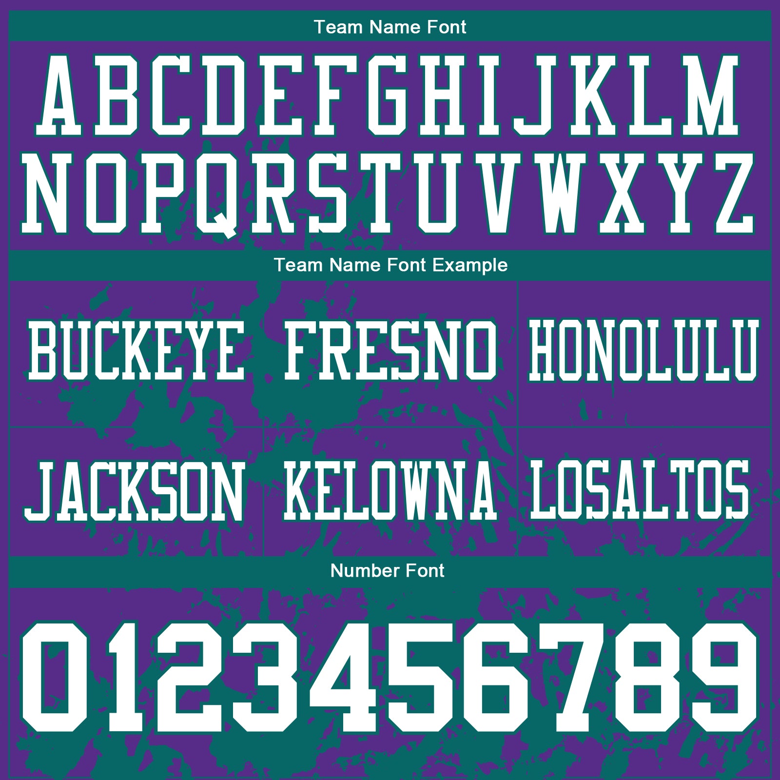 Custom Purple White-Teal 3D Pattern Splash Authentic Football Jersey view 3