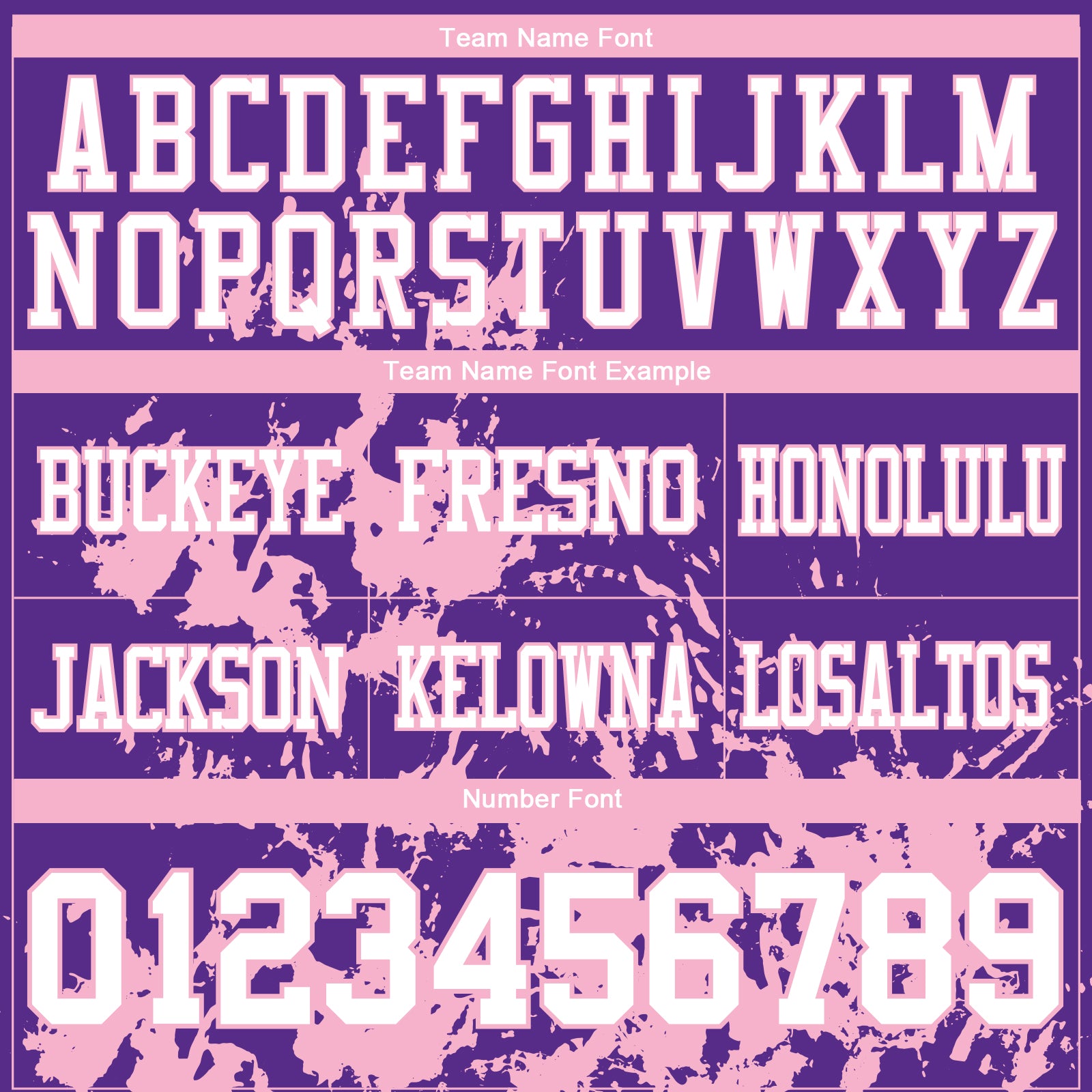 Custom Purple White-Light Pink 3D Pattern Splash Authentic Football Jersey view 3