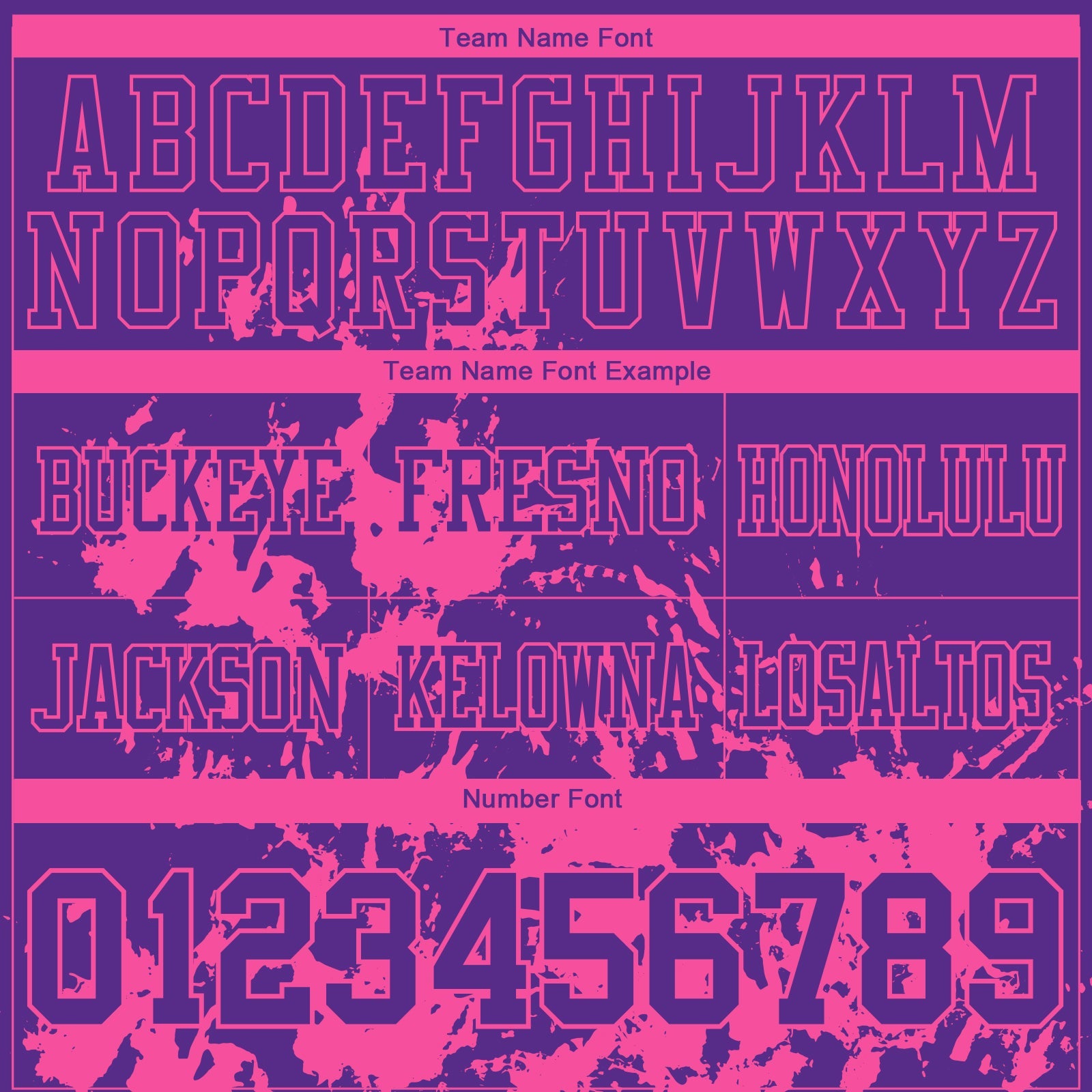 Custom Purple Pink 3D Pattern Splash Authentic Football Jersey view 3