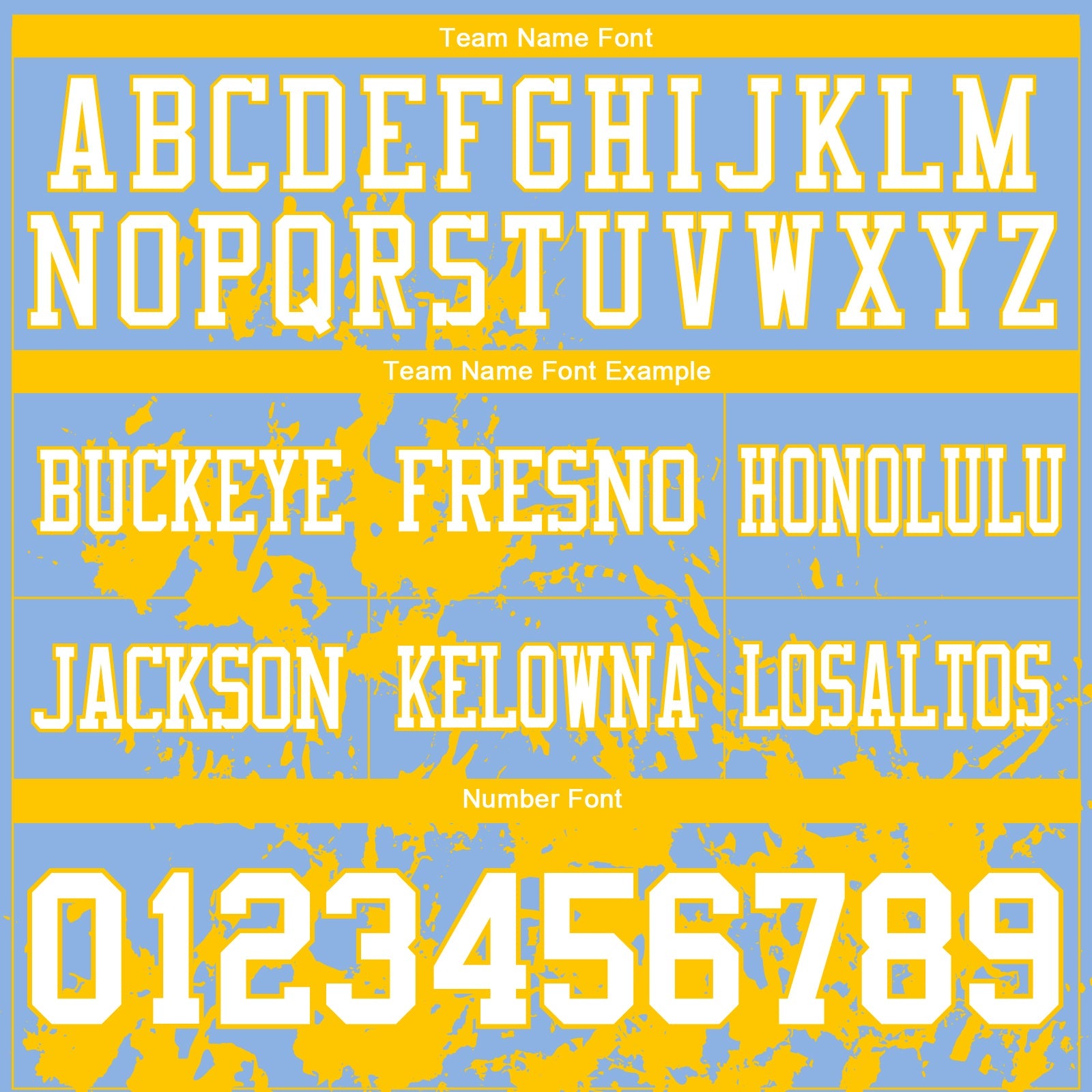 Custom Light Blue White-Yellow 3D Pattern Splash Authentic Football Jersey view 3