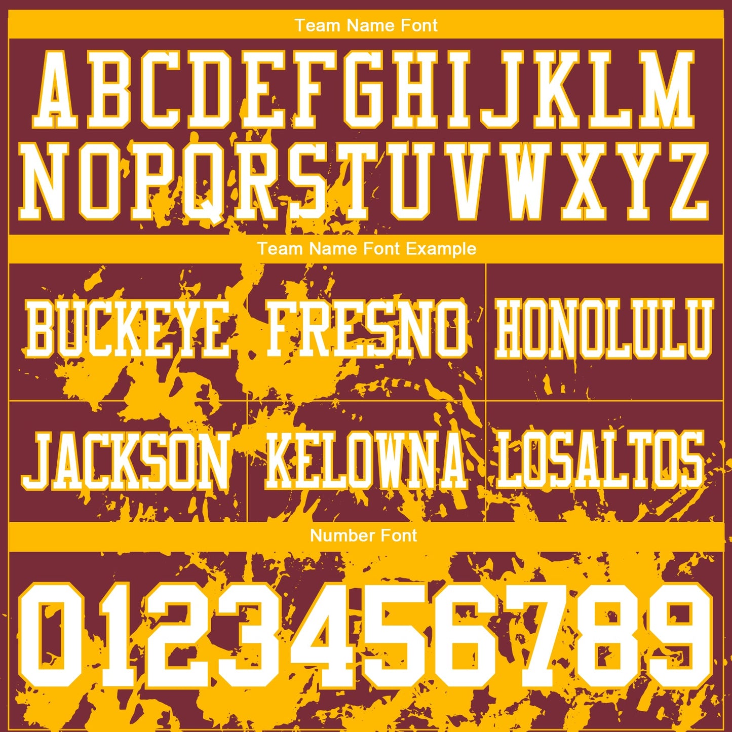 Custom Burgundy White-Gold 3D Pattern Splash Authentic Football Jersey view 3