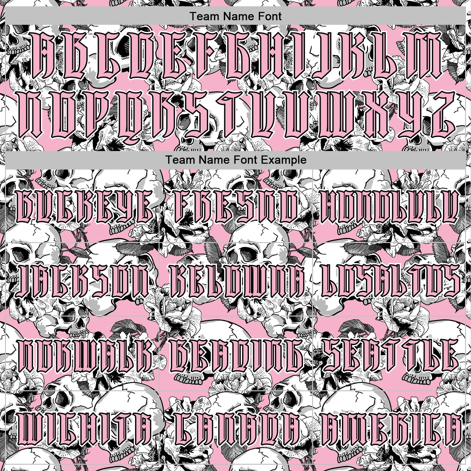 Custom Light Pink Black-White 3D Skull Roses Gothic Sports Pullover Sweatshirt Hoodie view 3
