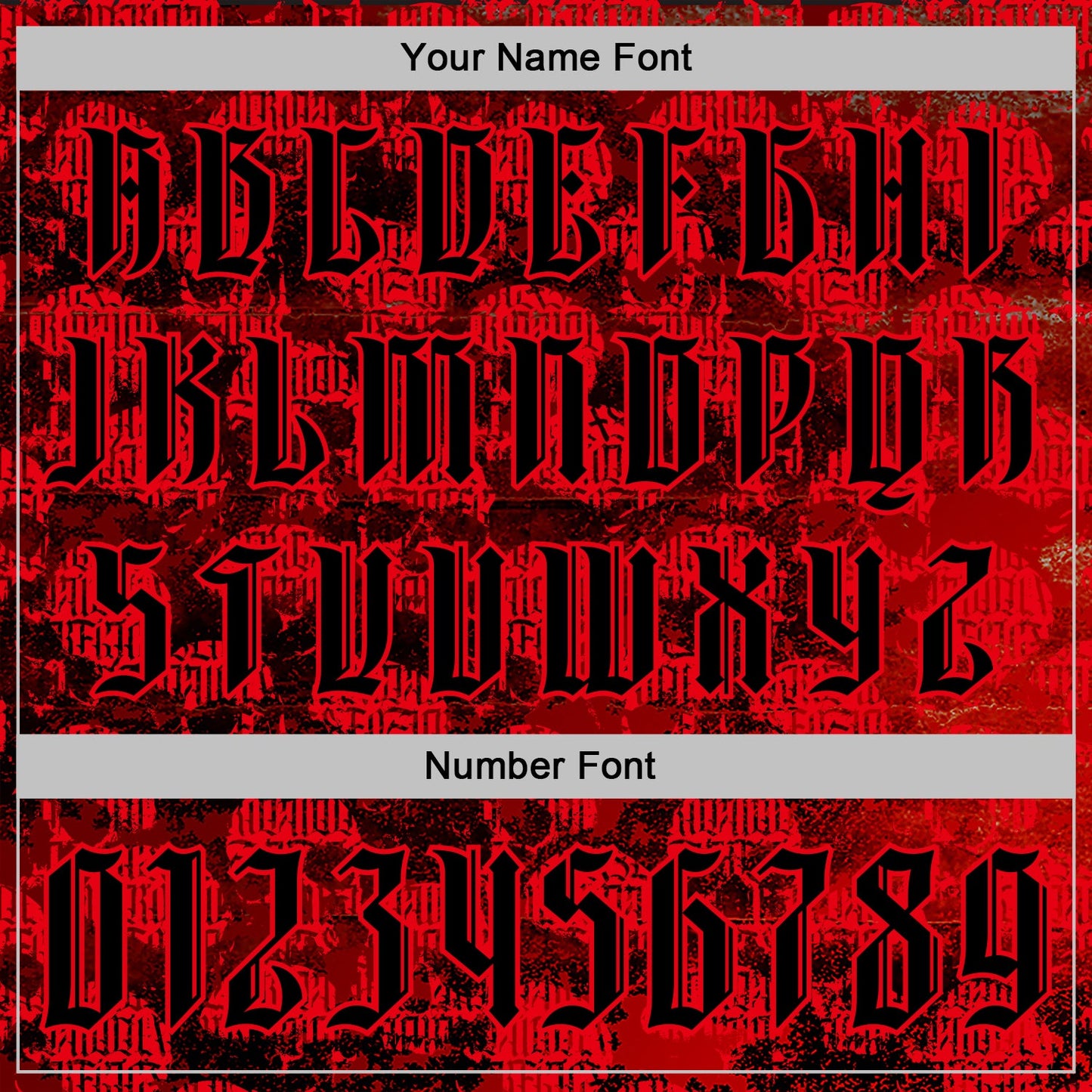 Custom Fire Red Black 3D Skull Gothic Vintage Grunge Art Sports Pullover Sweatshirt Hoodie view 4