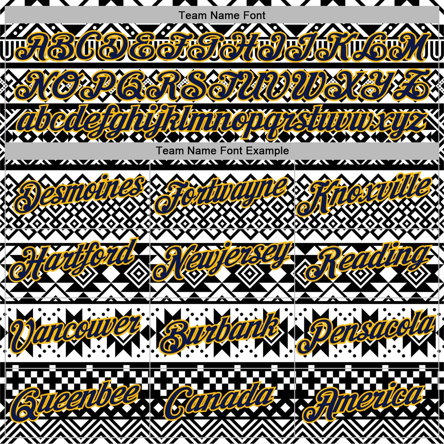 Custom Stitched White Navy-Gold 3D Pattern Design Tribal Ethnic Native American Sports Pullover Sweatshirt Hoodie view 3