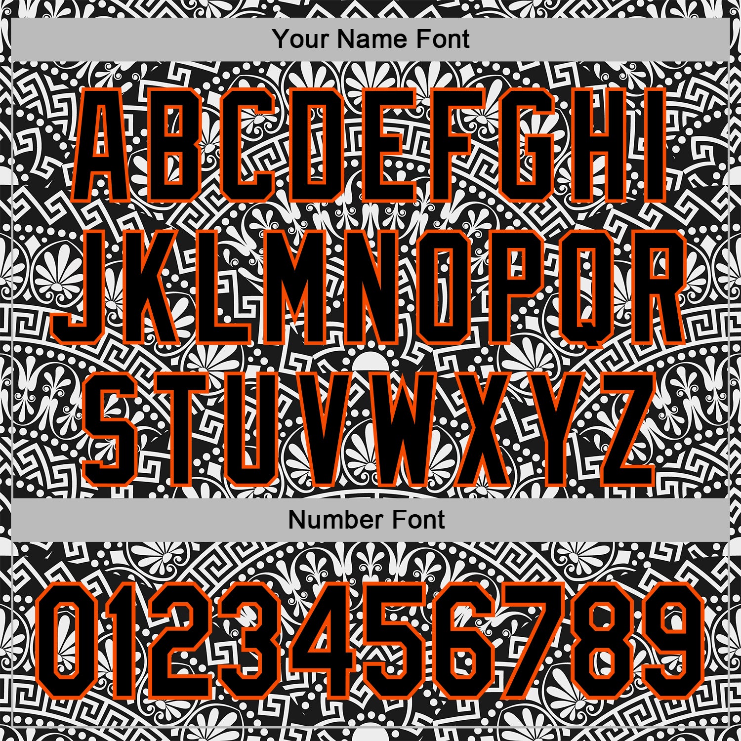 Custom Stitched White Black-Orange 3D Pattern Design Tribal Ethnic Native American Sports Pullover Sweatshirt Hoodie view 4