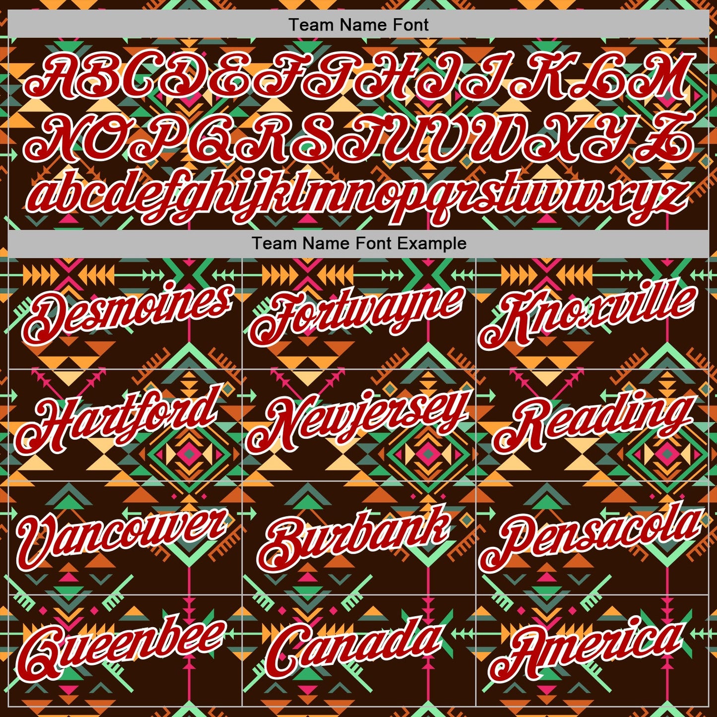 Custom Stitched Brown Red-White 3D Pattern Design Tribal Ethnic Native American Sports Pullover Sweatshirt Hoodie view 3