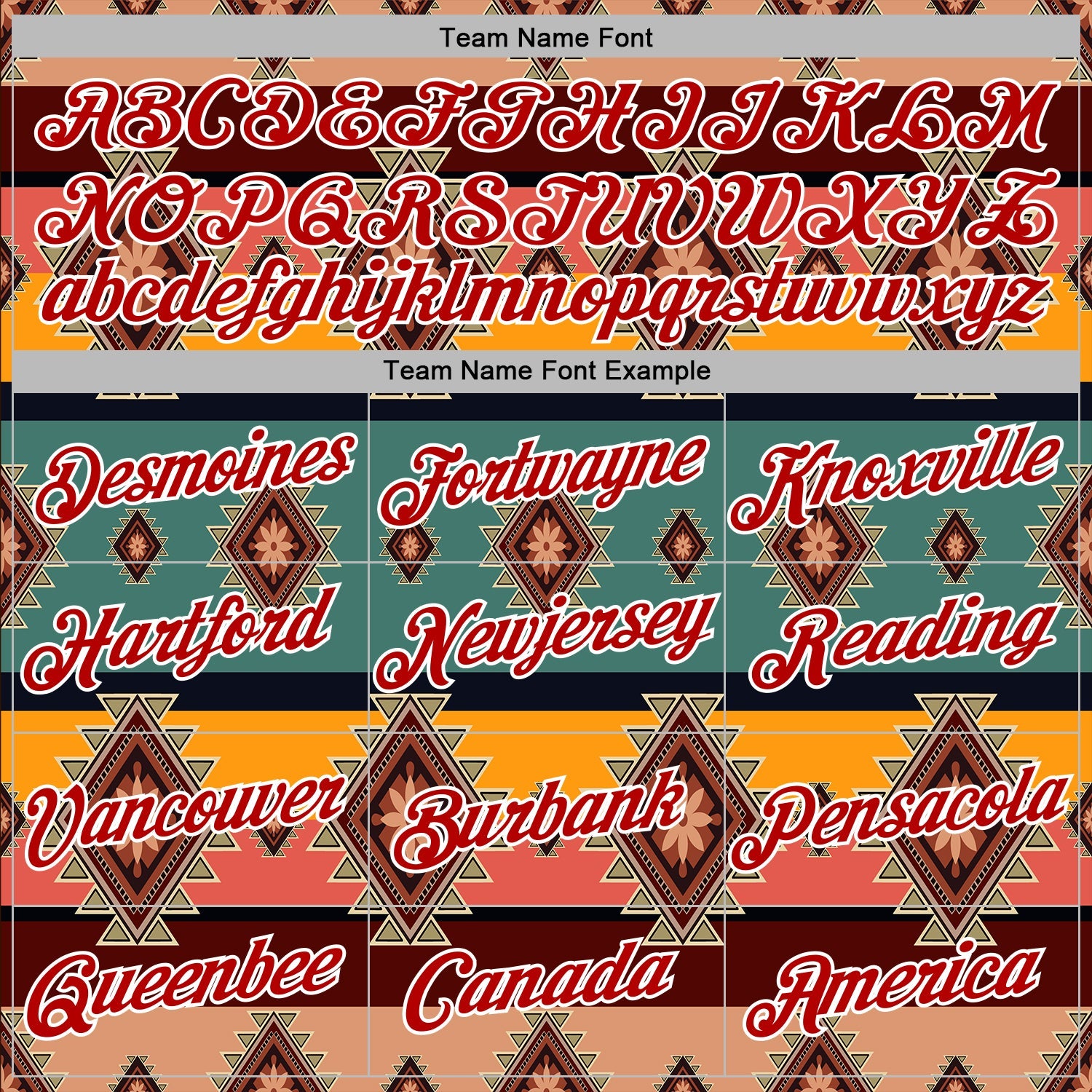Custom Stitched Brown Red-White 3D Pattern Design Tribal Ethnic Native American Sports Pullover Sweatshirt Hoodie view 3
