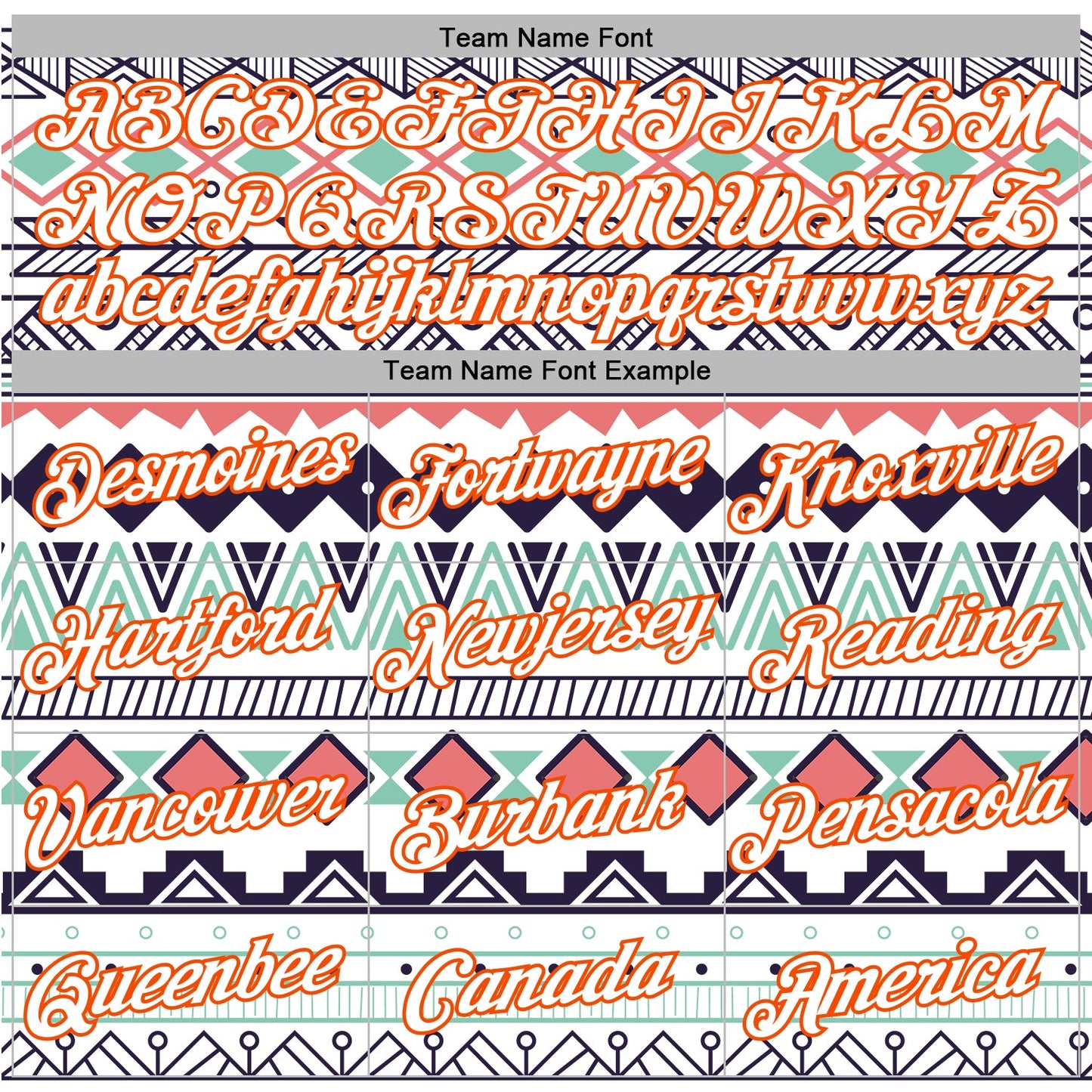 Custom Stitched White Orange 3D Pattern Design Tribal Ethnic Native American Sports Pullover Sweatshirt Hoodie view 3