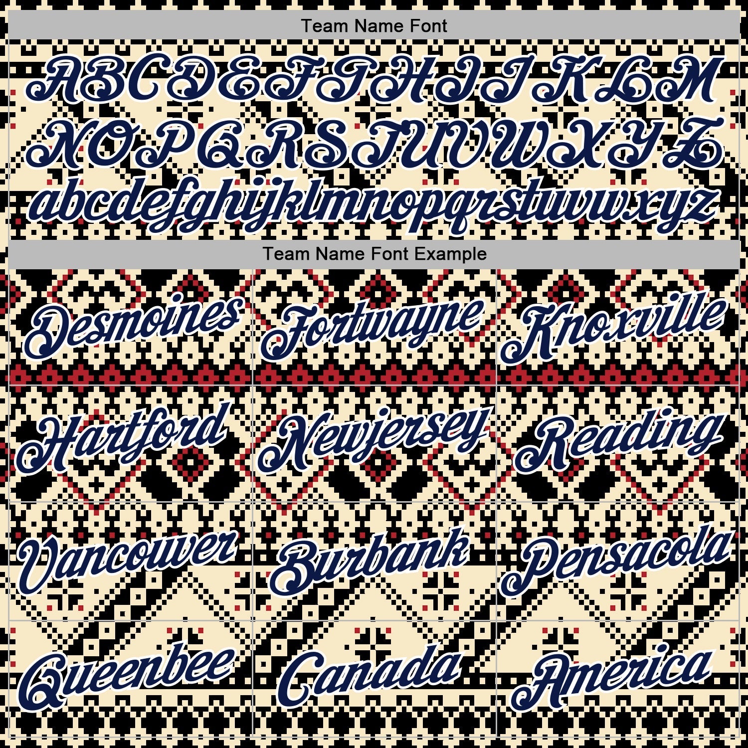 Custom Stitched Cream Navy Black-White 3D Pattern Design Tribal Ethnic Native American Sports Pullover Sweatshirt Hoodie view 3
