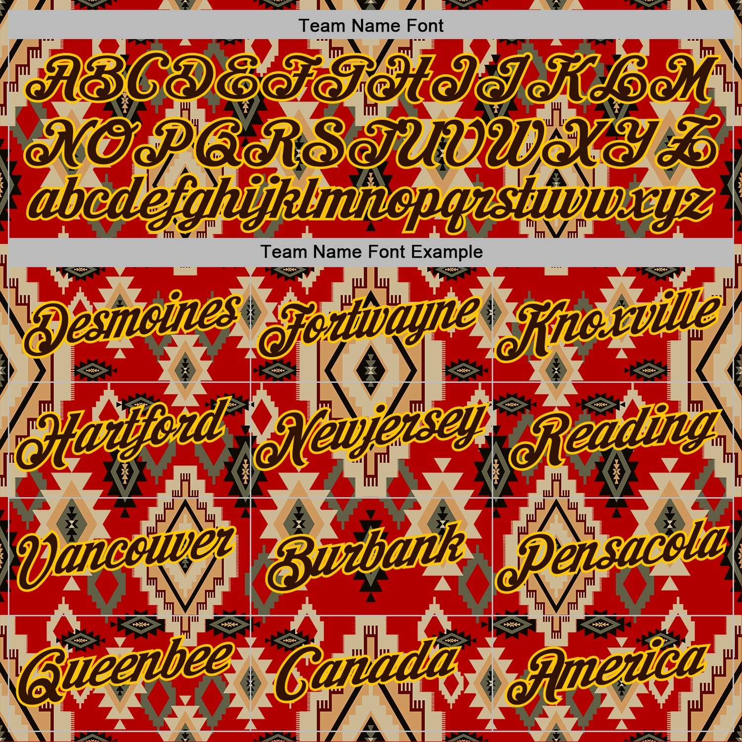 Custom Stitched Red Brown-Yellow 3D Pattern Design Tribal Ethnic Native American Sports Pullover Sweatshirt Hoodie view 3