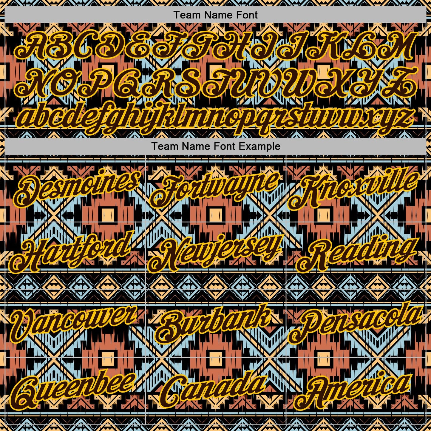 Custom Stitched Black Brown-Yellow 3D Pattern Design Tribal Ethnic Native American Sports Pullover Sweatshirt Hoodie view 3