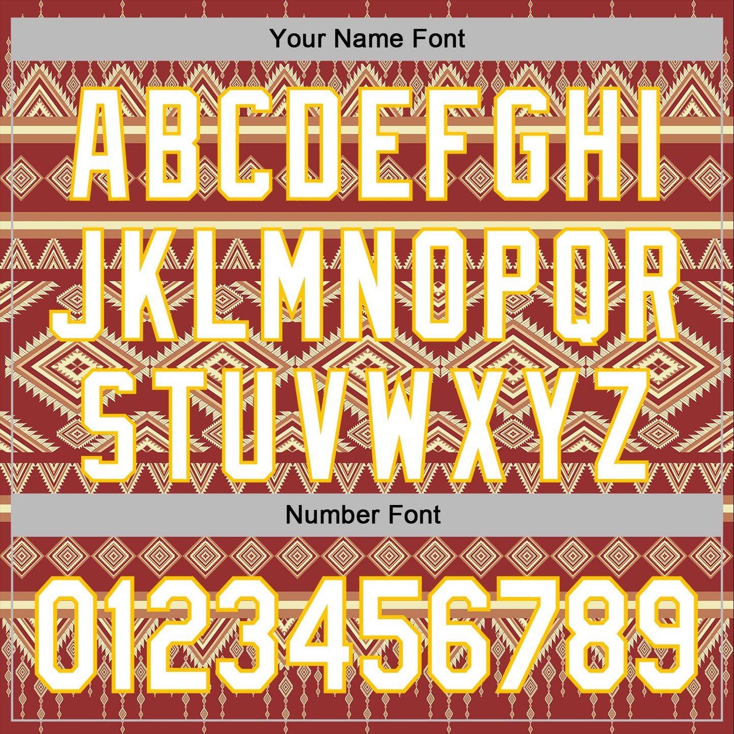 Custom Stitched Red White-Yellow 3D Pattern Design Tribal Ethnic Native American Sports Pullover Sweatshirt Hoodie view 4