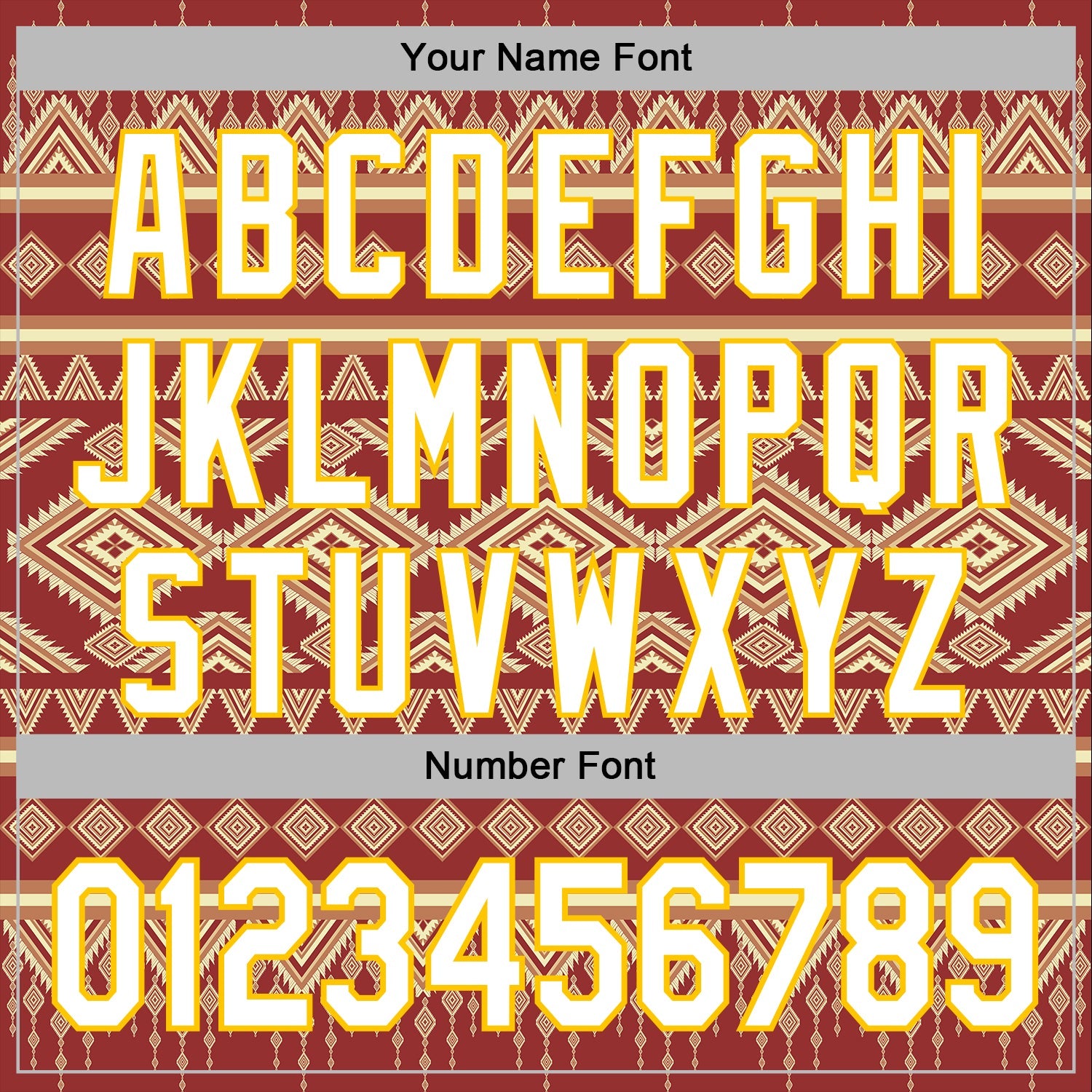 Custom Stitched Red White-Yellow 3D Pattern Design Tribal Ethnic Native American Sports Pullover Sweatshirt Hoodie view 4