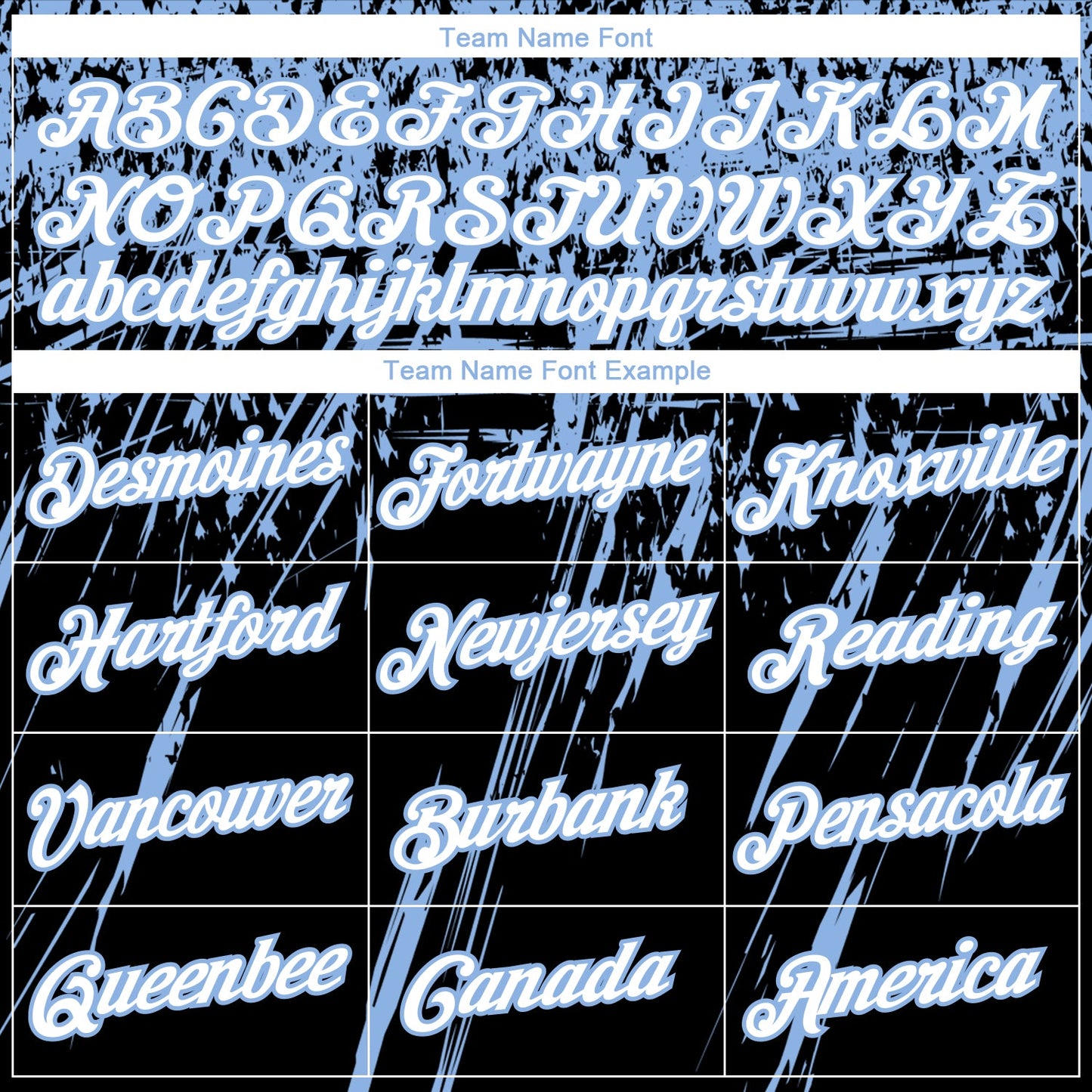 Custom Stitched Black White-Light Blue 3D Pattern Design Splash Grunge Art Sports Pullover Sweatshirt Hoodie view 3