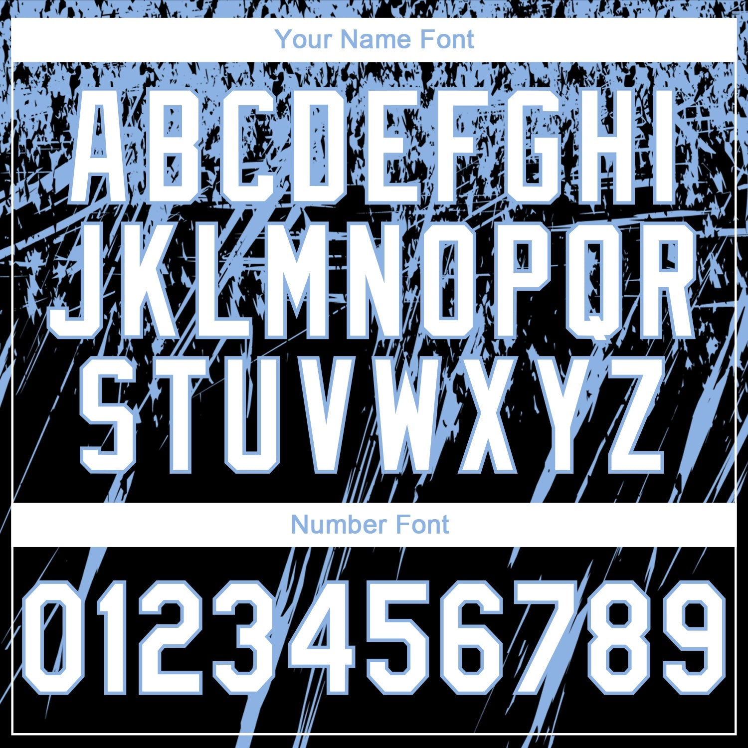 Custom Stitched Black White-Light Blue 3D Pattern Design Splash Grunge Art Sports Pullover Sweatshirt Hoodie view 4