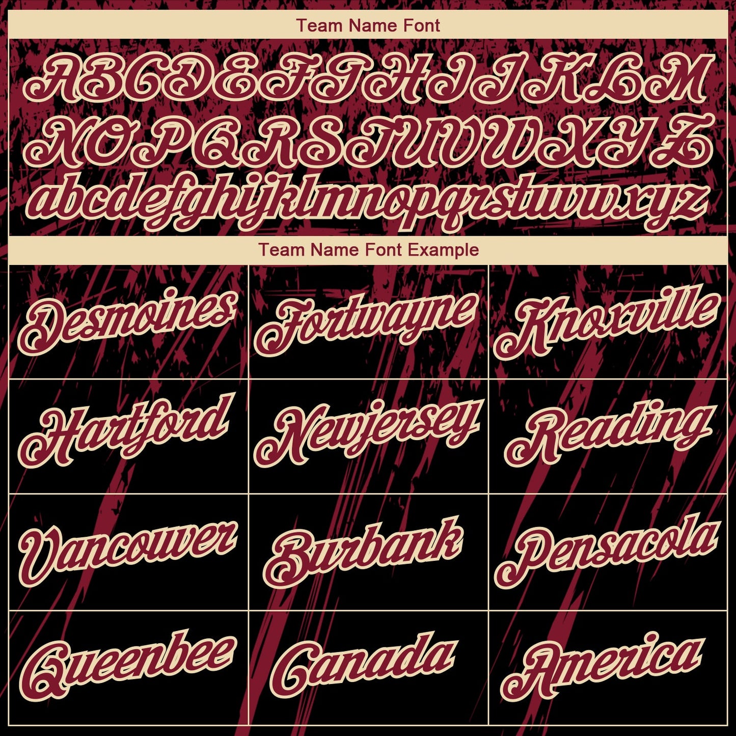 Custom Stitched Black Crimson-Cream 3D Pattern Design Splash Grunge Art Sports Pullover Sweatshirt Hoodie view 3
